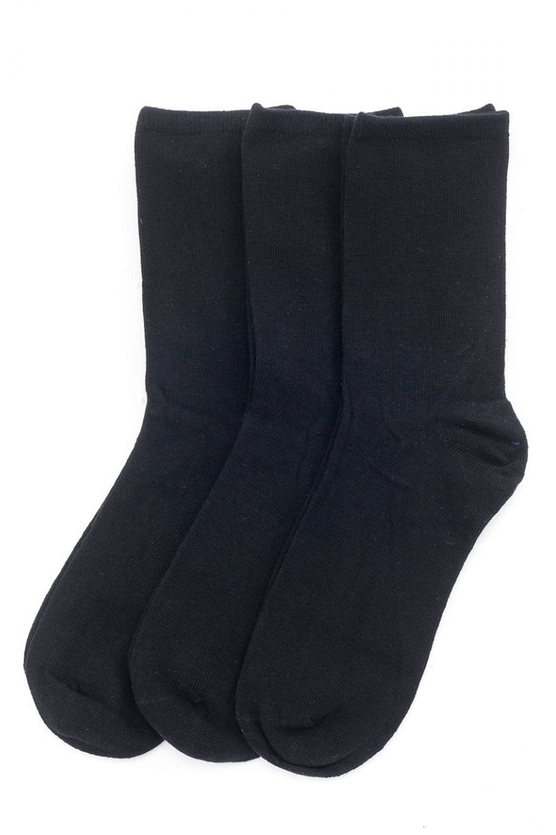 מארז 3 זוגות גרביים ללא תפר באורך קלאסי