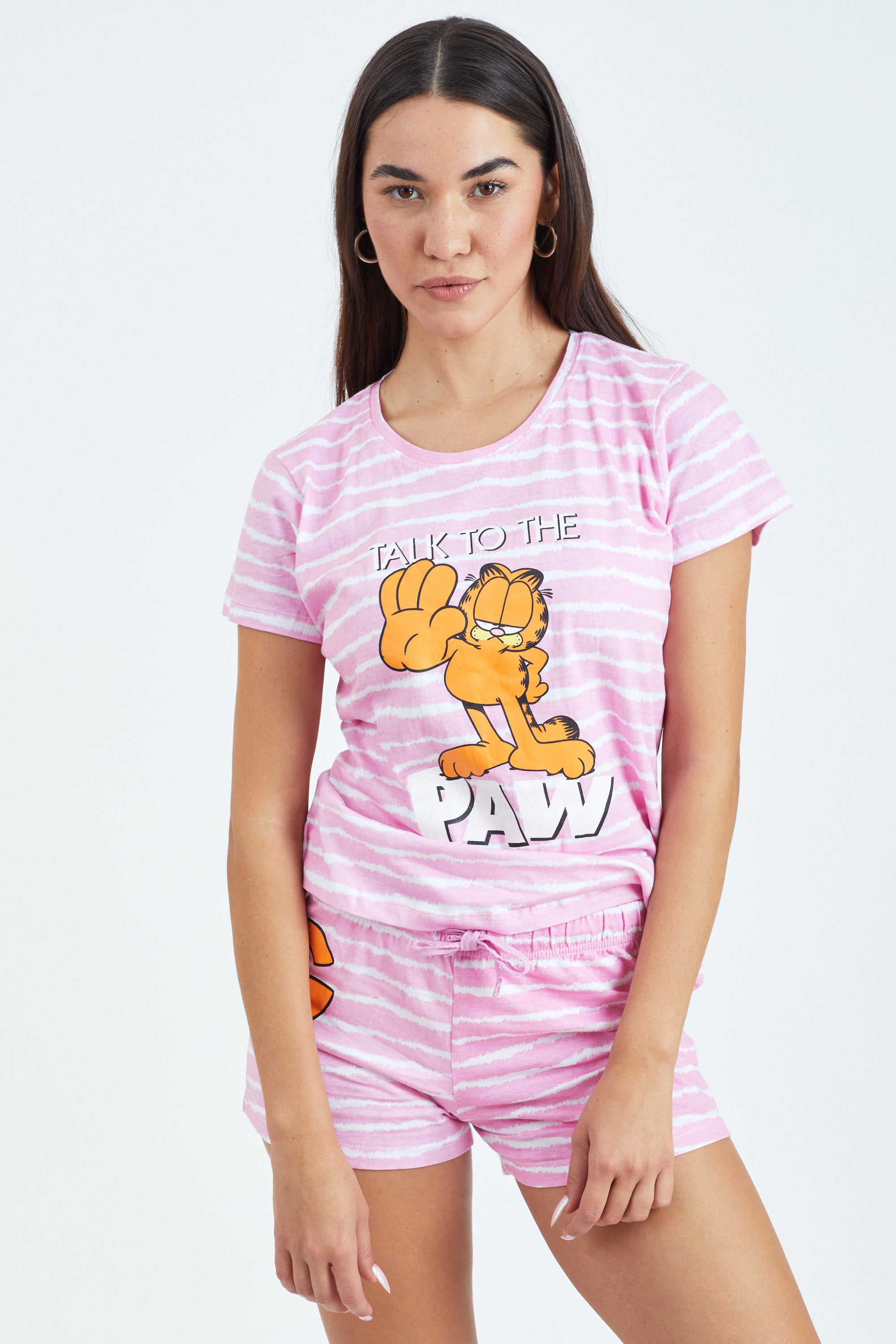 Women shorts Garfield סט פיג'מה