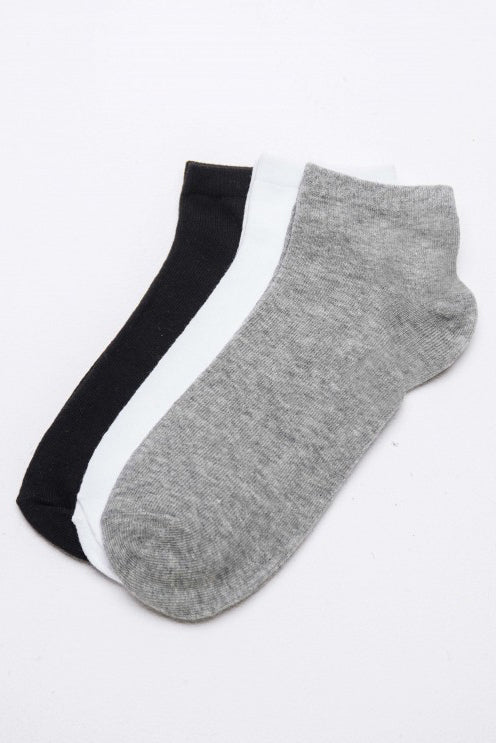 Footies Socks מארז 3 גרביים קרסוליות