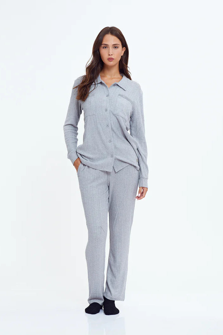 Kangaroo Knit Wear חליפת פנאי מסריג