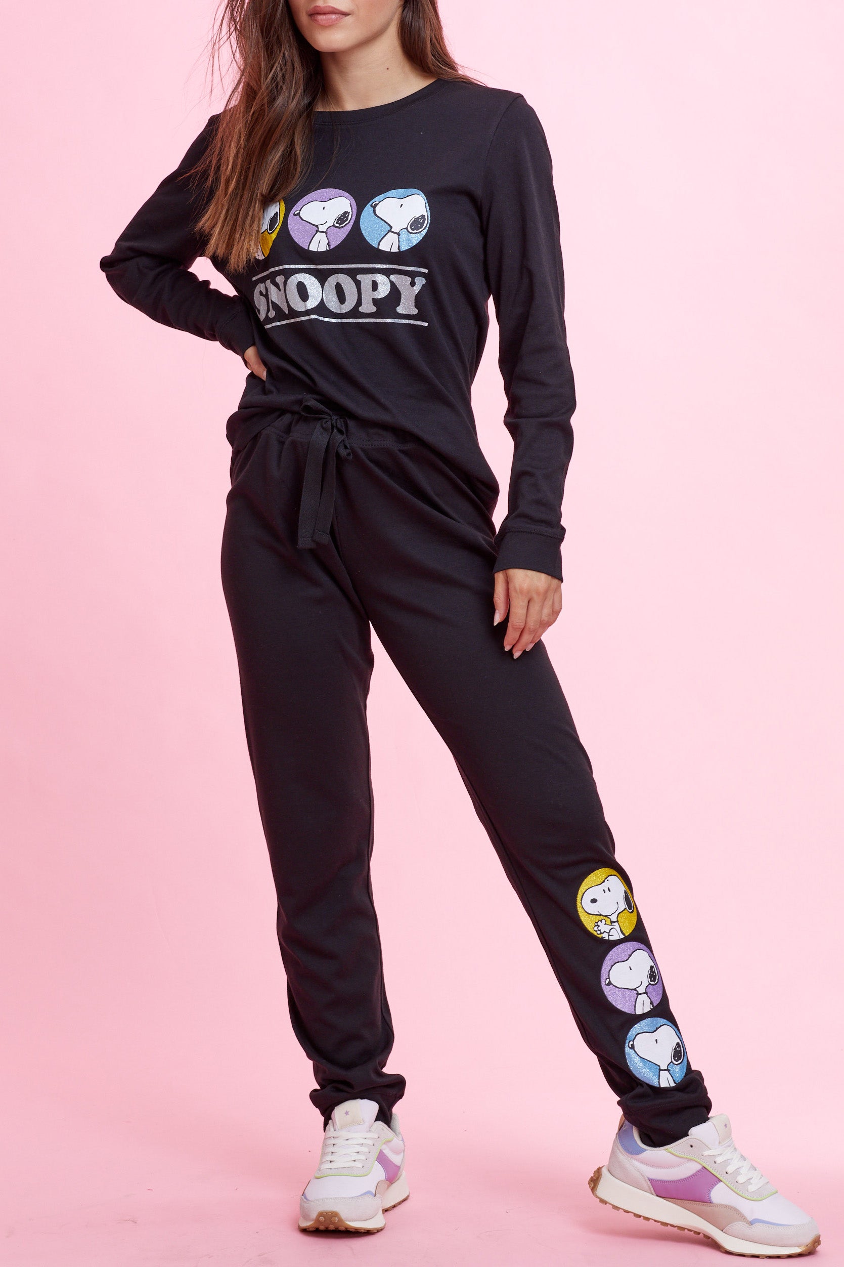 Snoopy Women Set PJ סט פיג'מה חורף