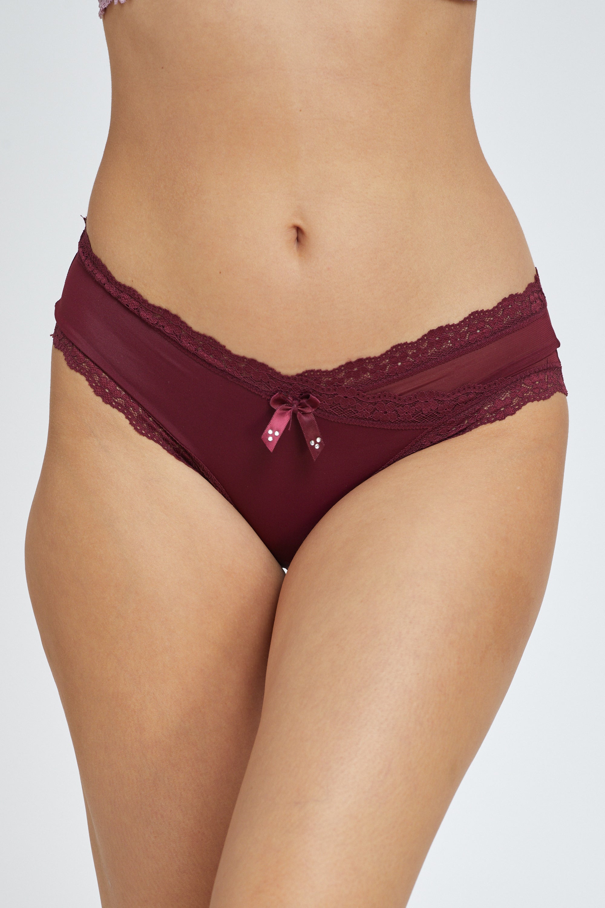 Lace Boxer תחתון משולב תחרה