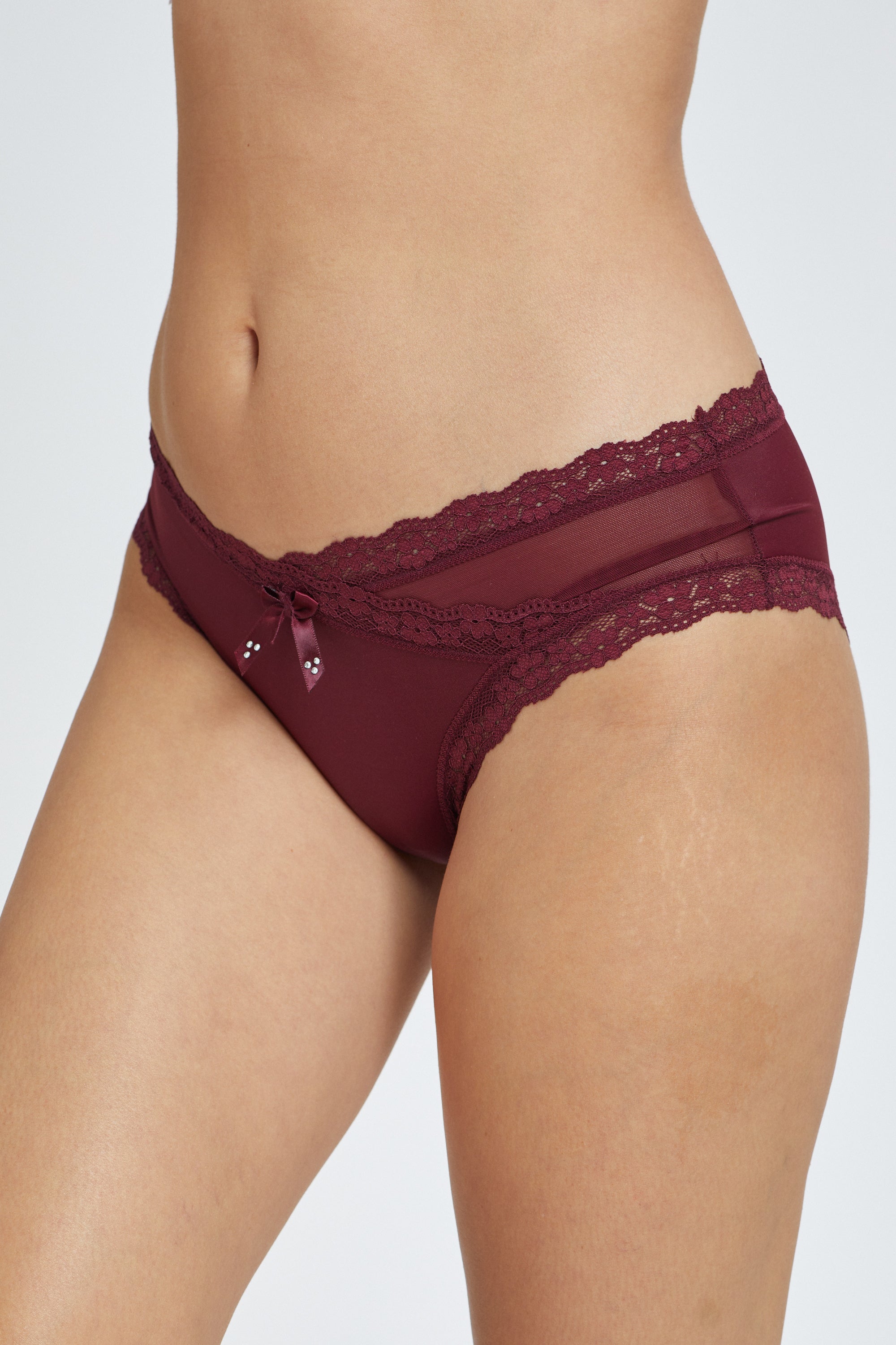 Lace Boxer תחתון משולב תחרה