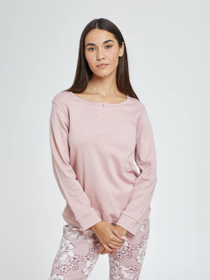 פיג'מה פרחים אינטרלוק
