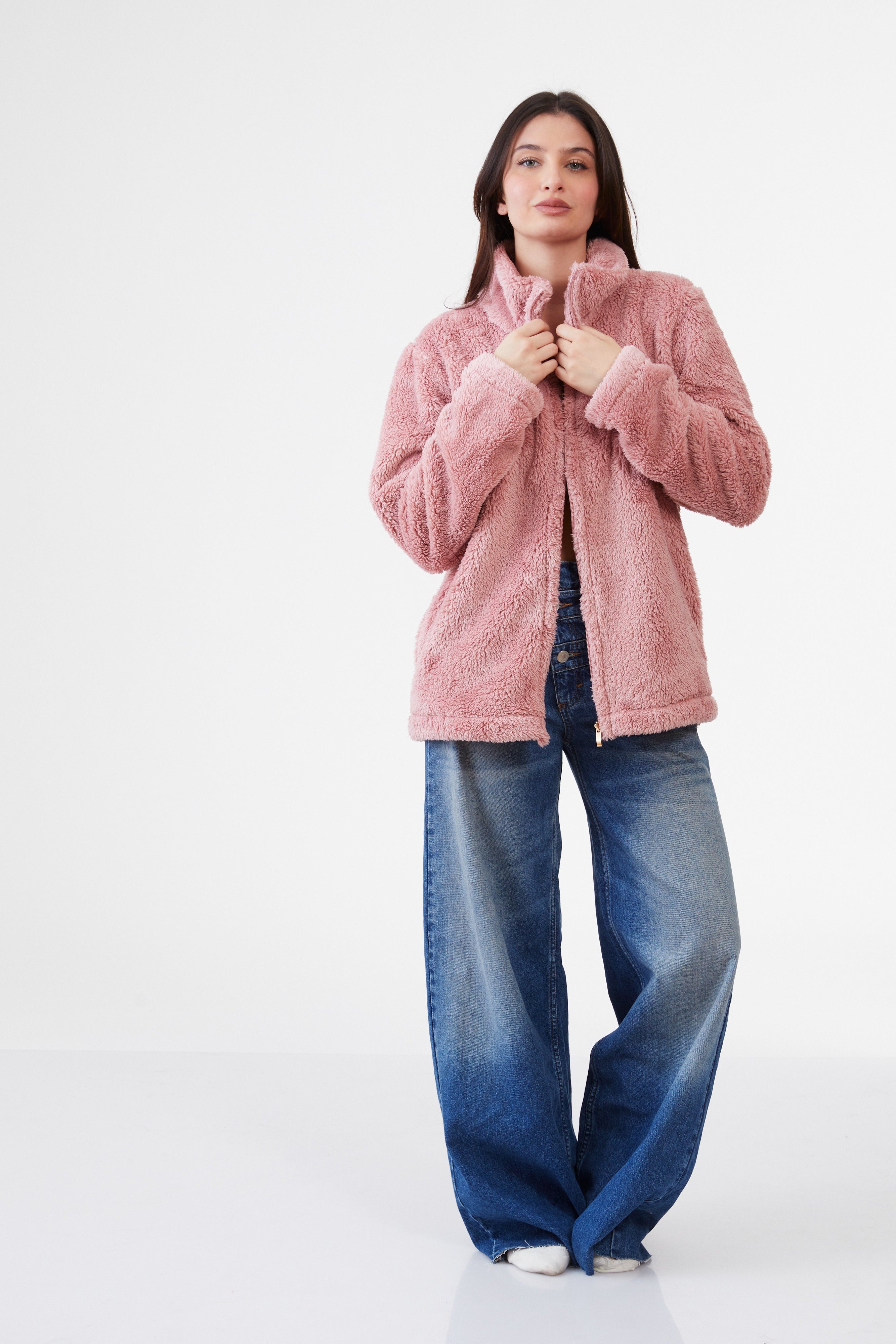 עליונית פלאפי קלאסית עם רוכסן