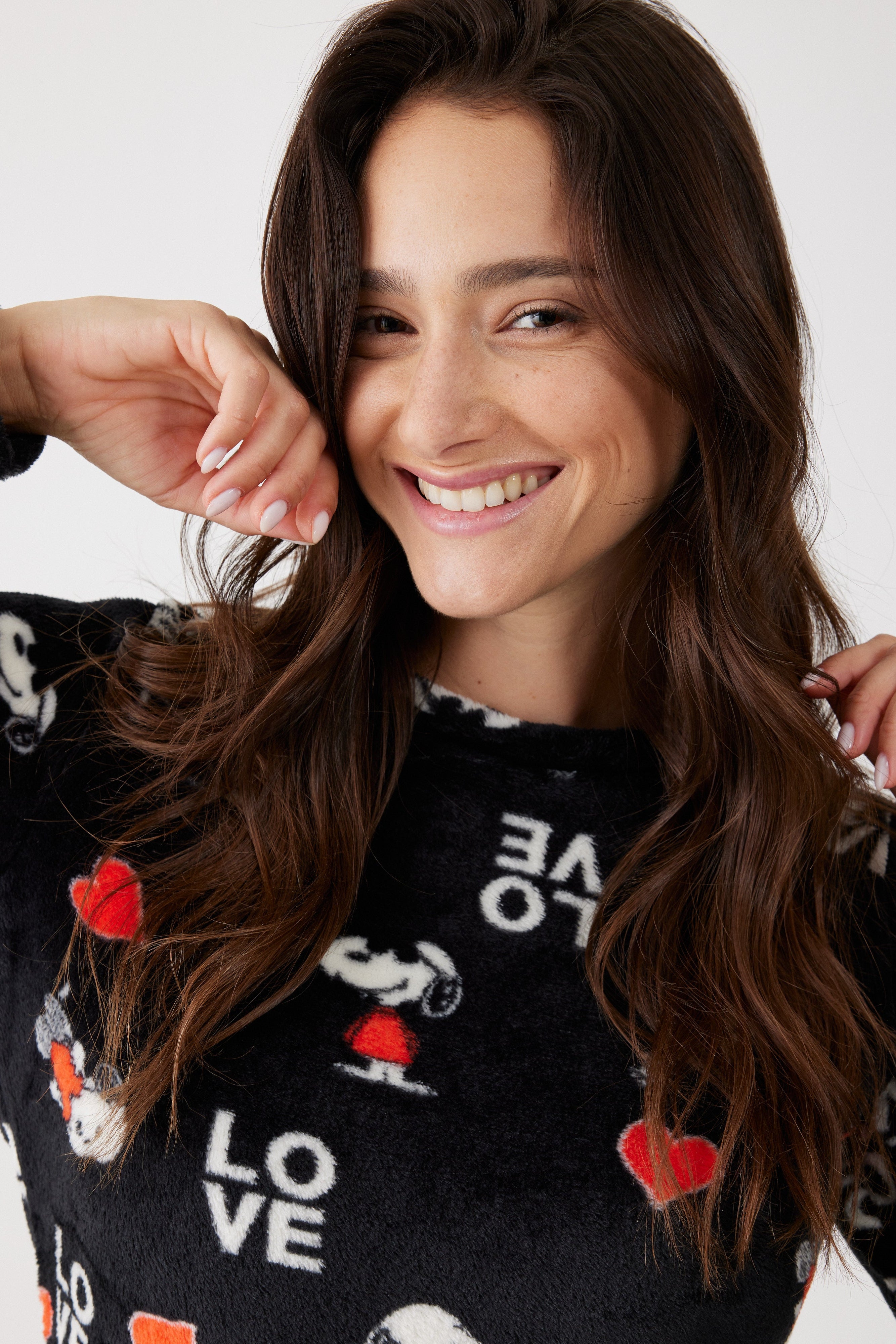 כותונת סנופי לבבות פלאפי