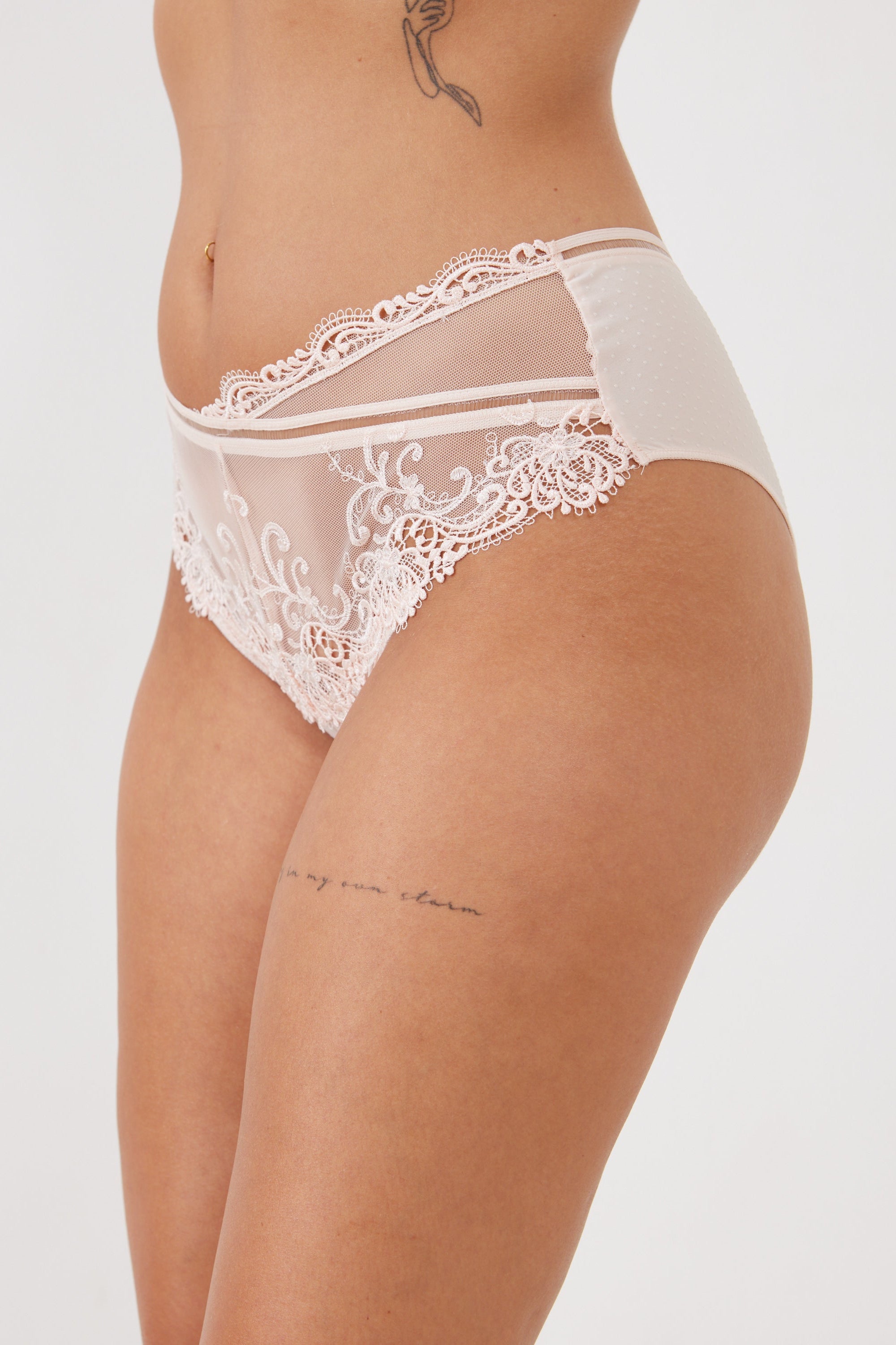 MARTIN תחתון בוקסר תחרה -  אפרסק