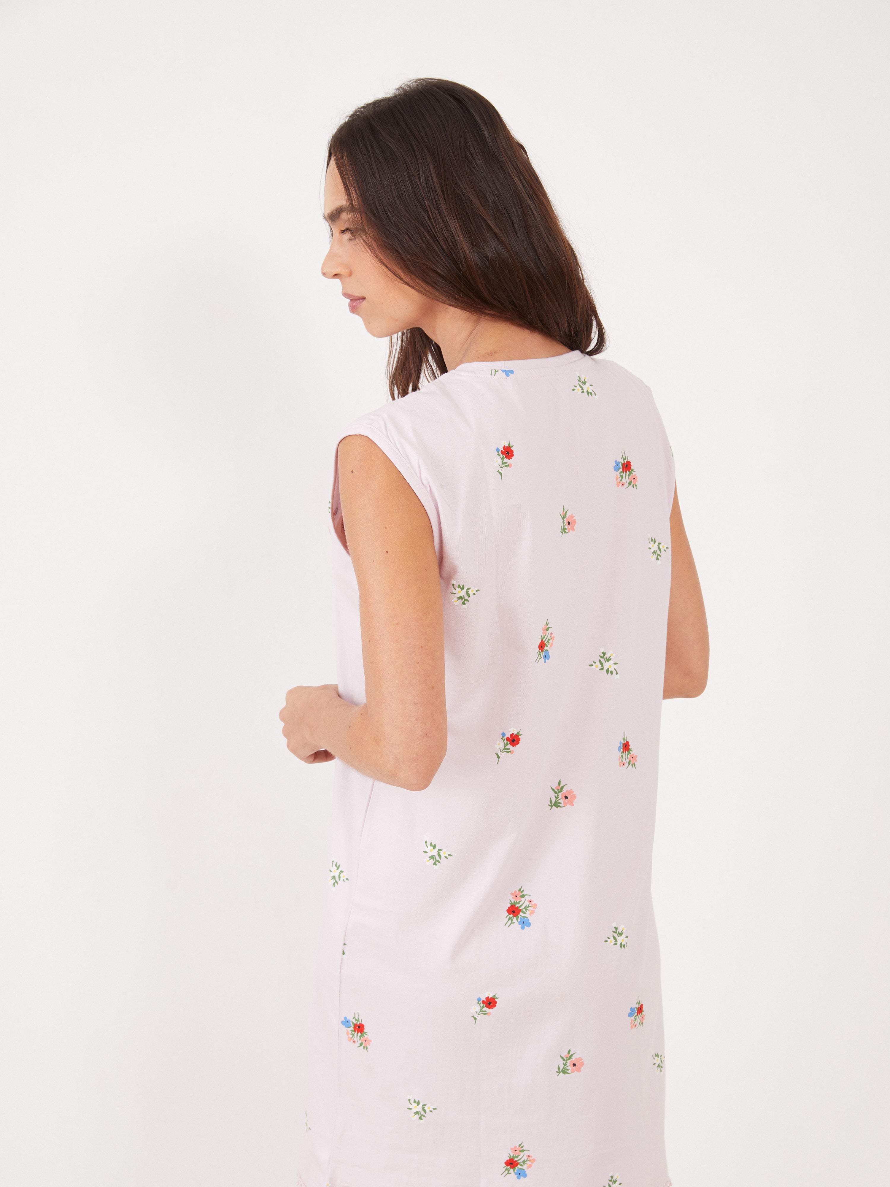 כותונת גופייה פרחים פויינטל