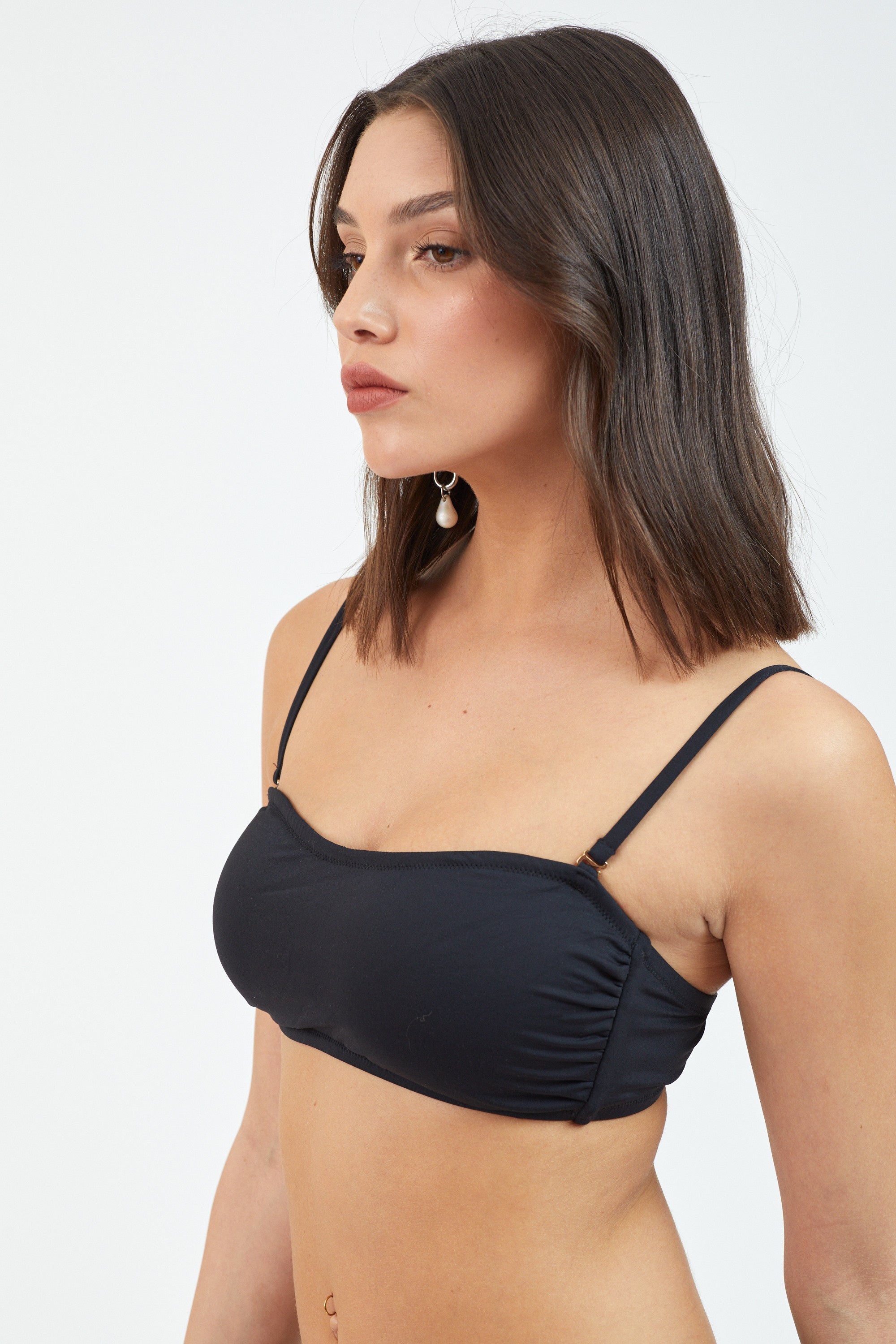 Strepless Bra טופ בגד ים סטרפלס