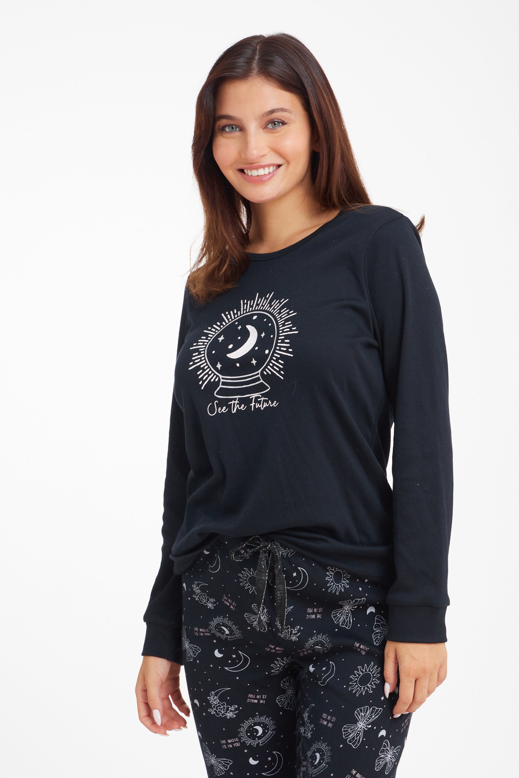 סט פיג'ימה אינטרלוק