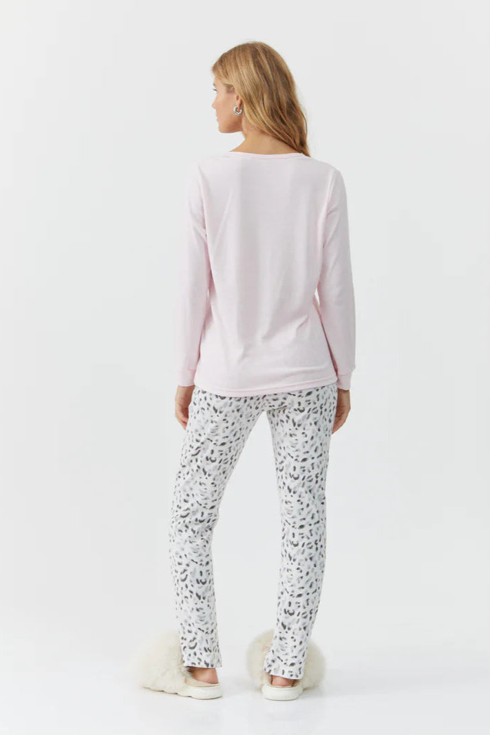 סט פיג'מה ארוכה דקה