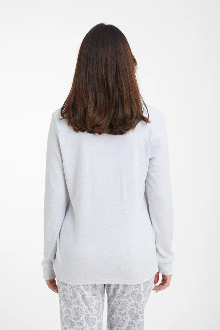 סט פיג'מת אינטרלוק פייזלי