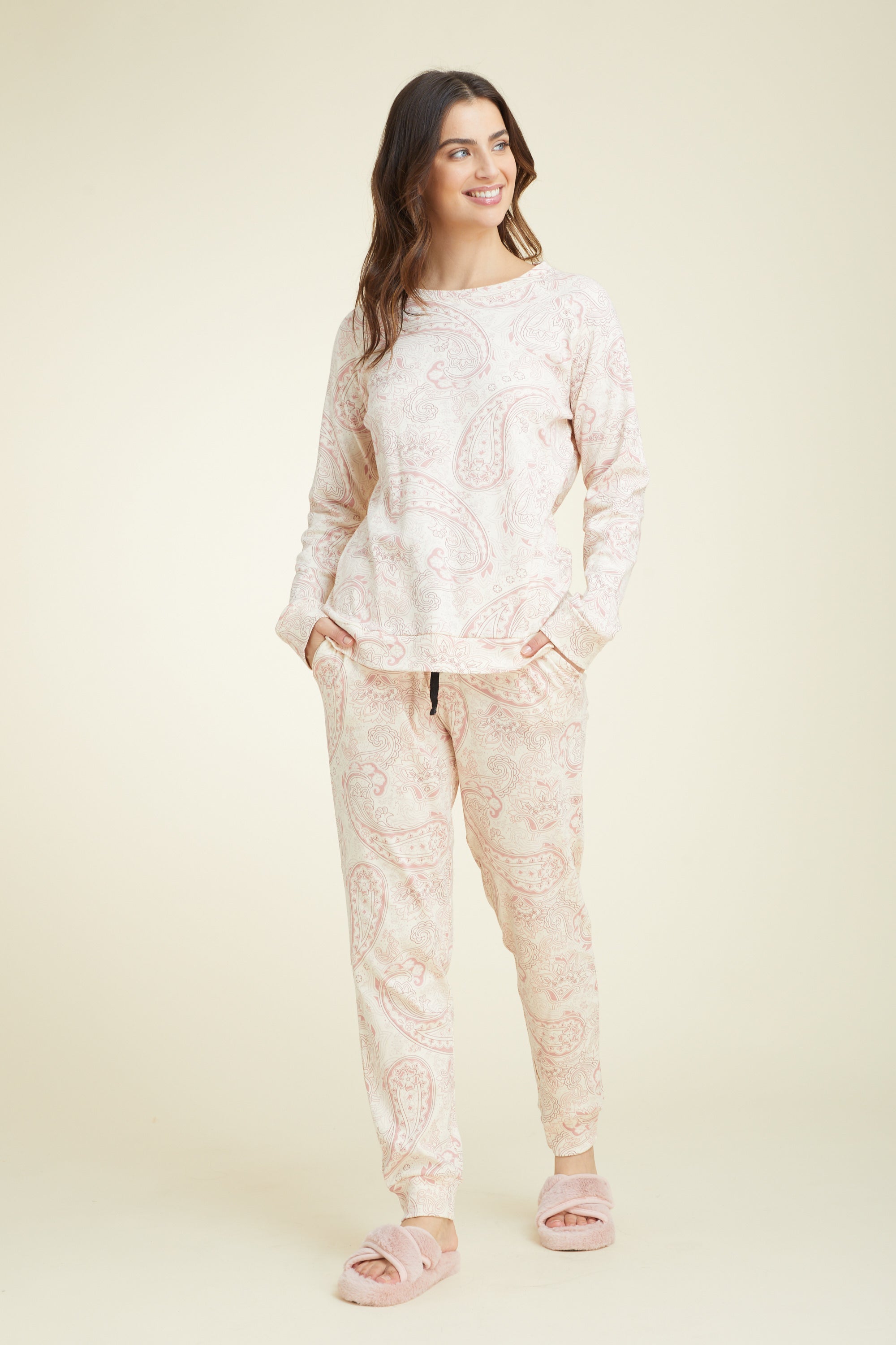 סט פיג'מה דקה כותנה