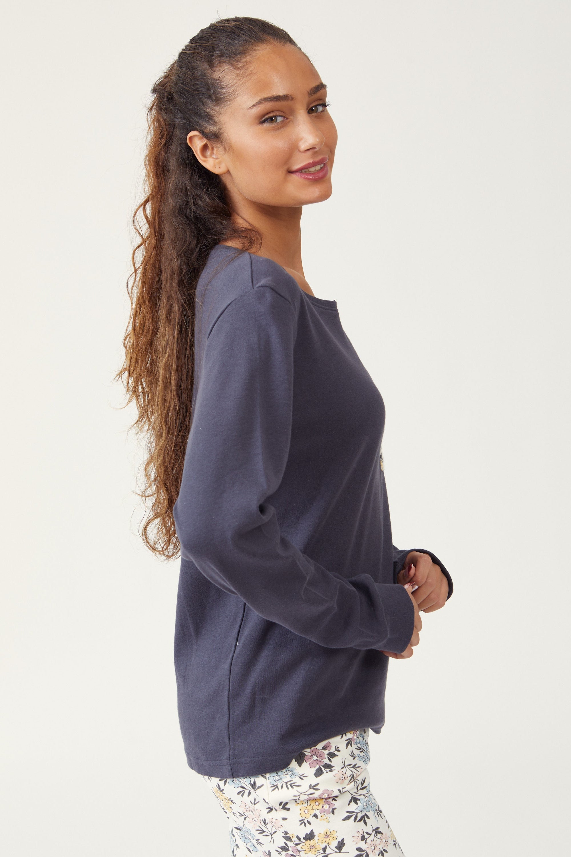 פיג'מת אינטרלוק 100% כותנה