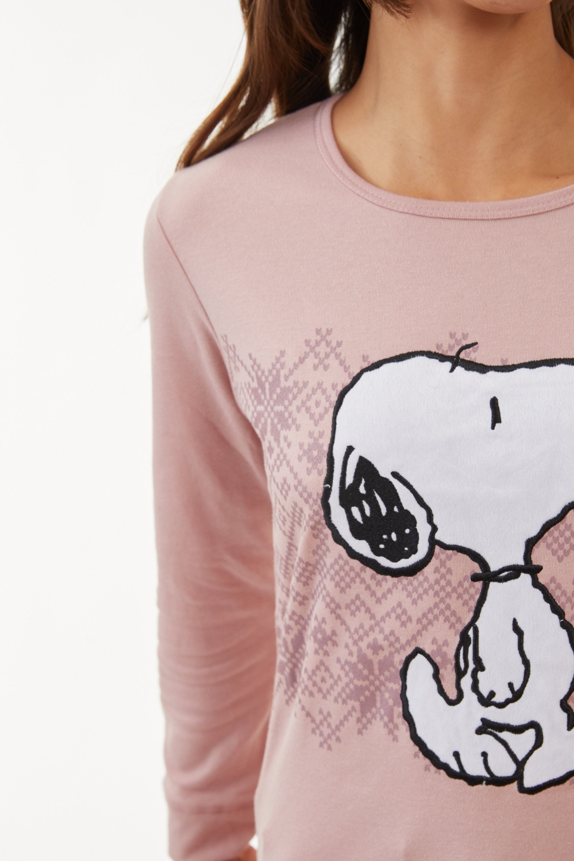 Snoopy Interlock סט פיג'מה סנופי אינטרלוק