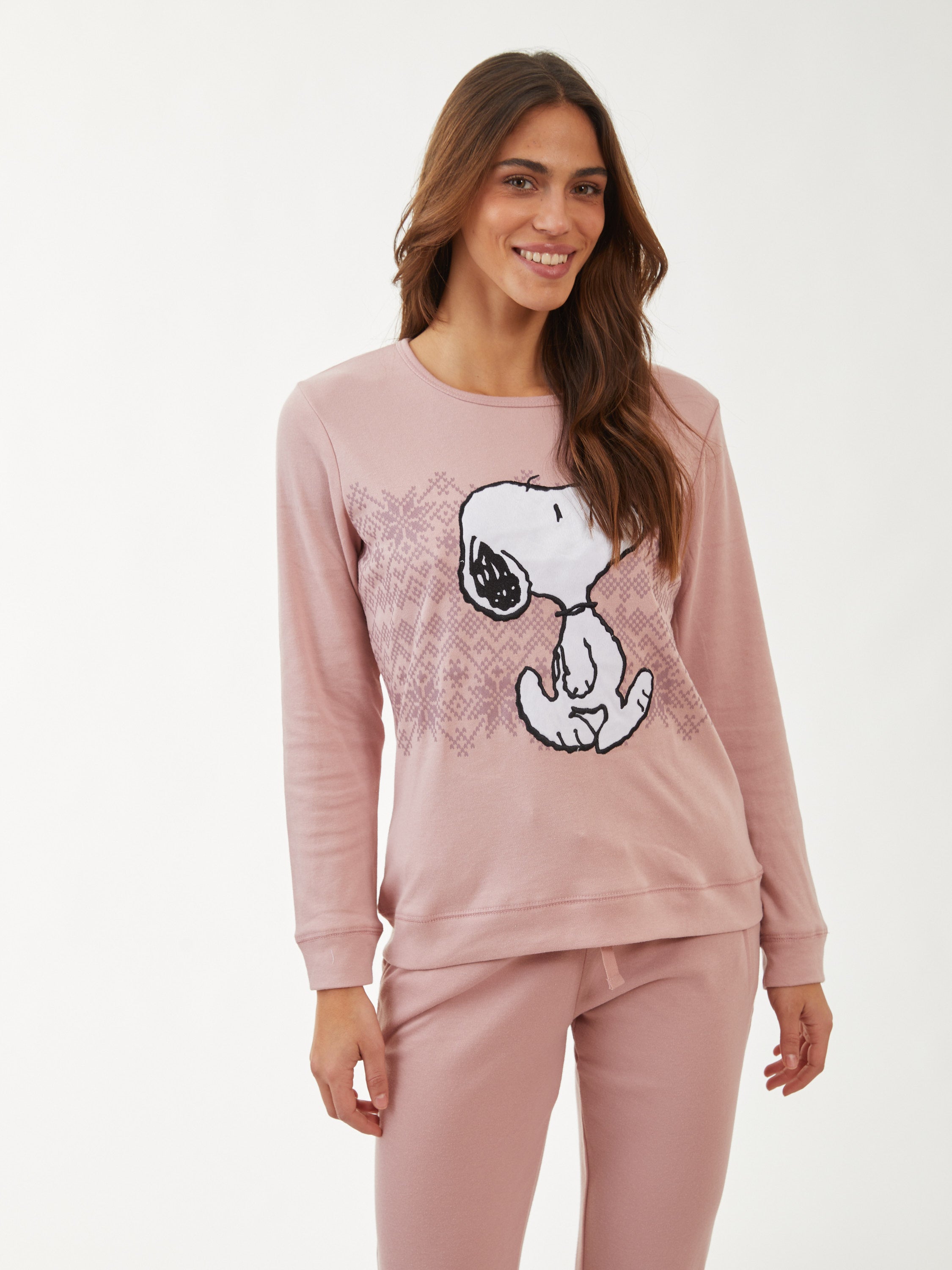 Snoopy Interlock סט פיג'מה סנופי אינטרלוק