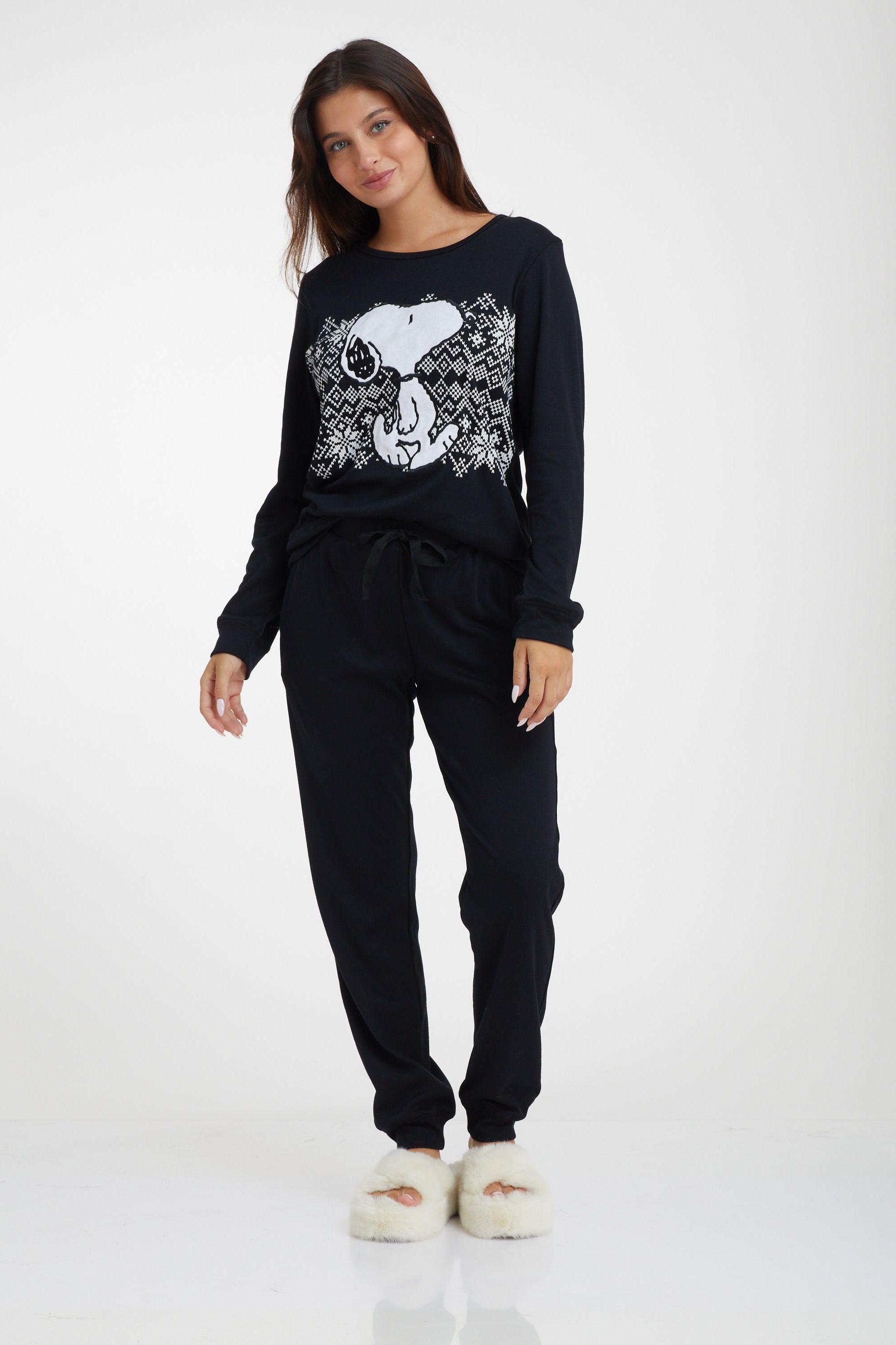 Snoopy Interlock סט פיג'מה סנופי אינטרלוק