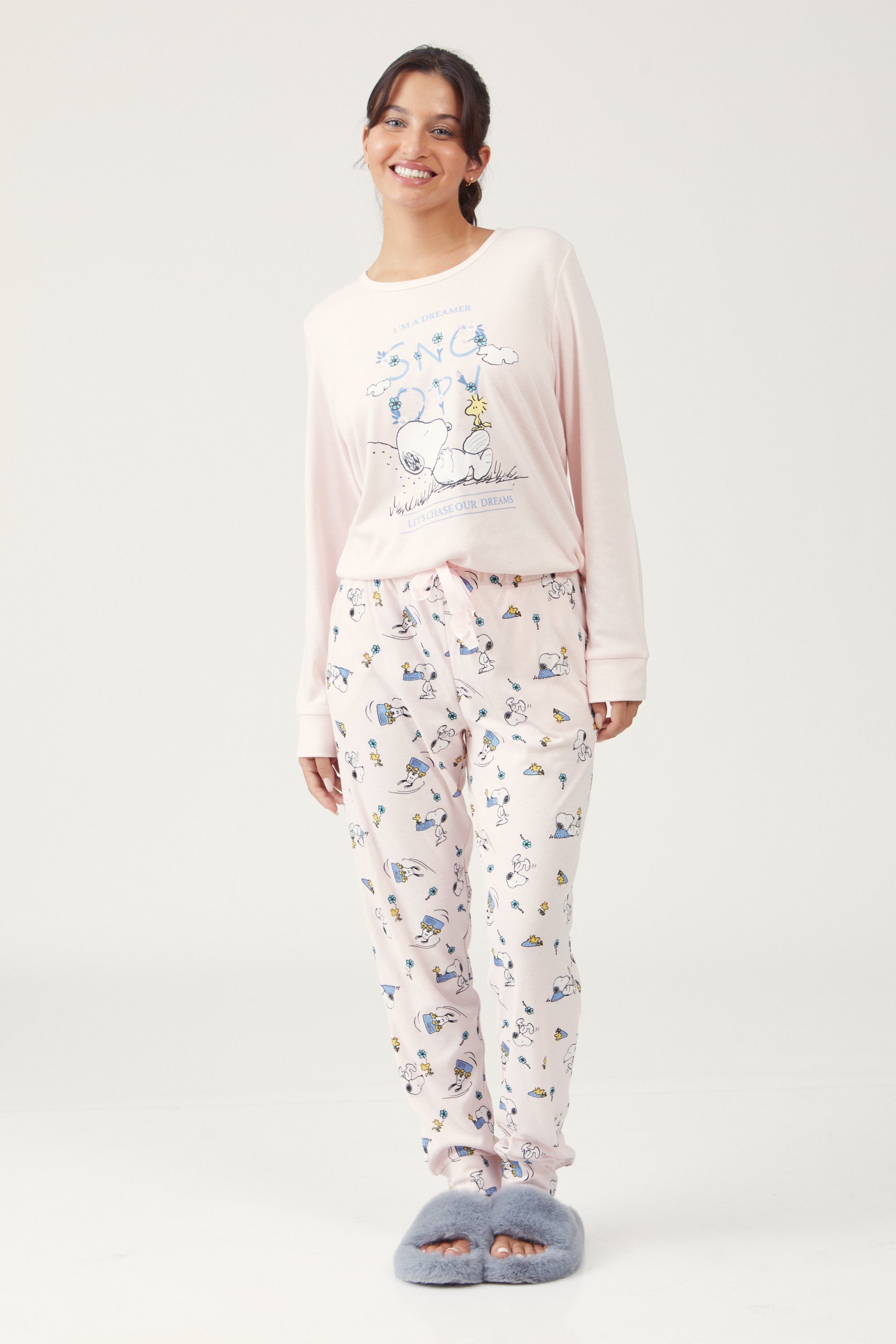 פיג'מת סנופי אינטרלוק