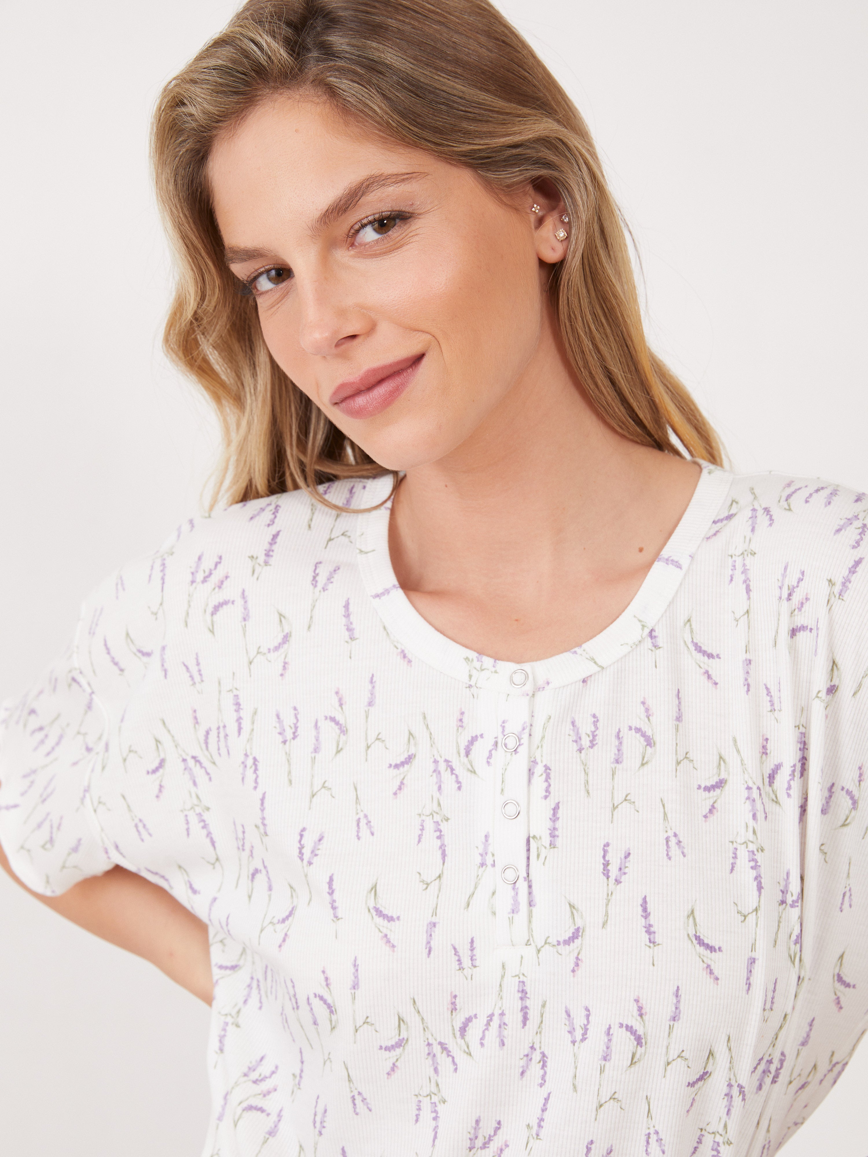 פיג'מת קיץ מכנס ארוך