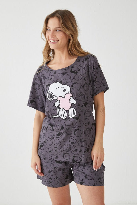 פיגמה כותנה מ.קצר- סנופי עם לב