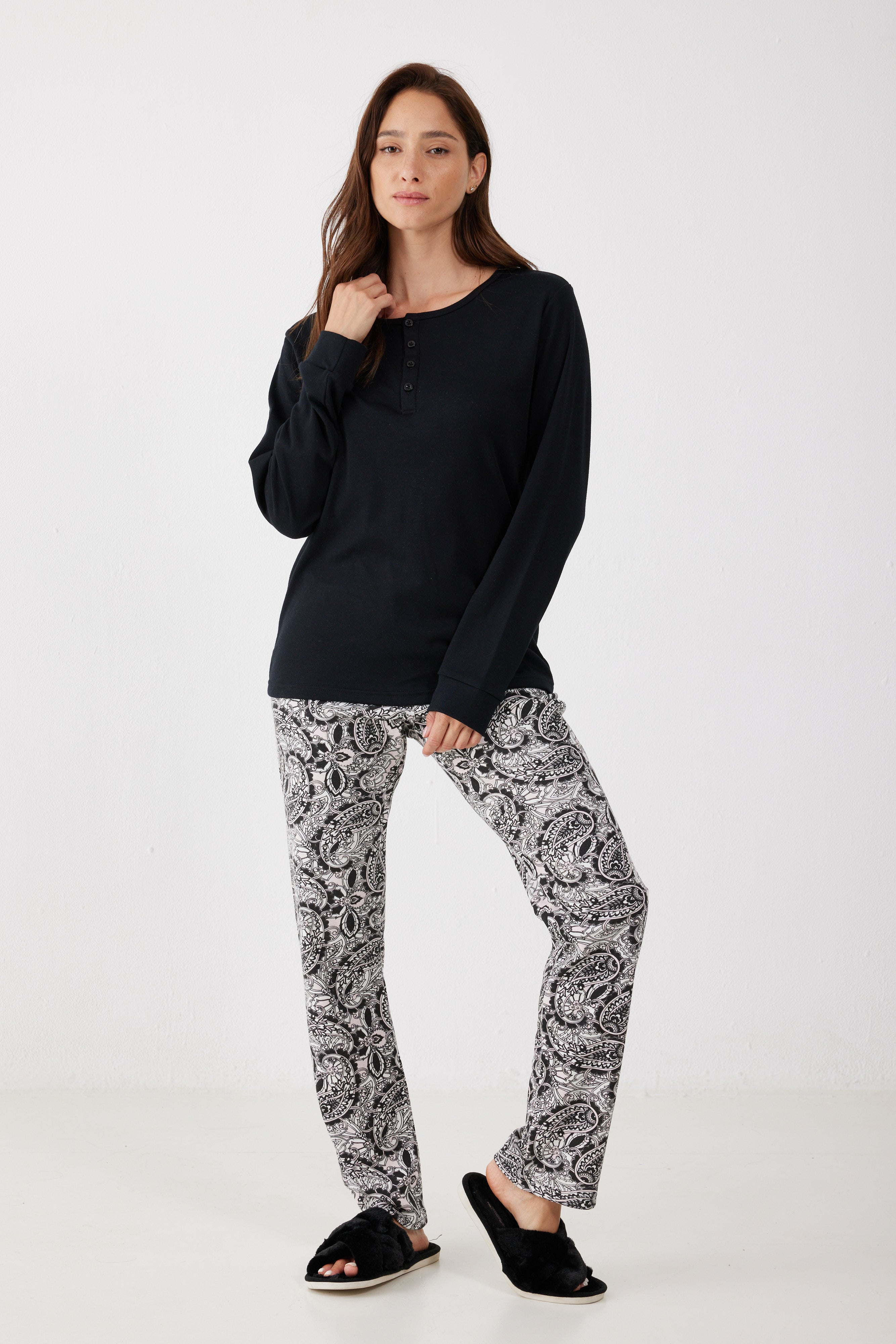 סט פיג'מת אינטרלוק