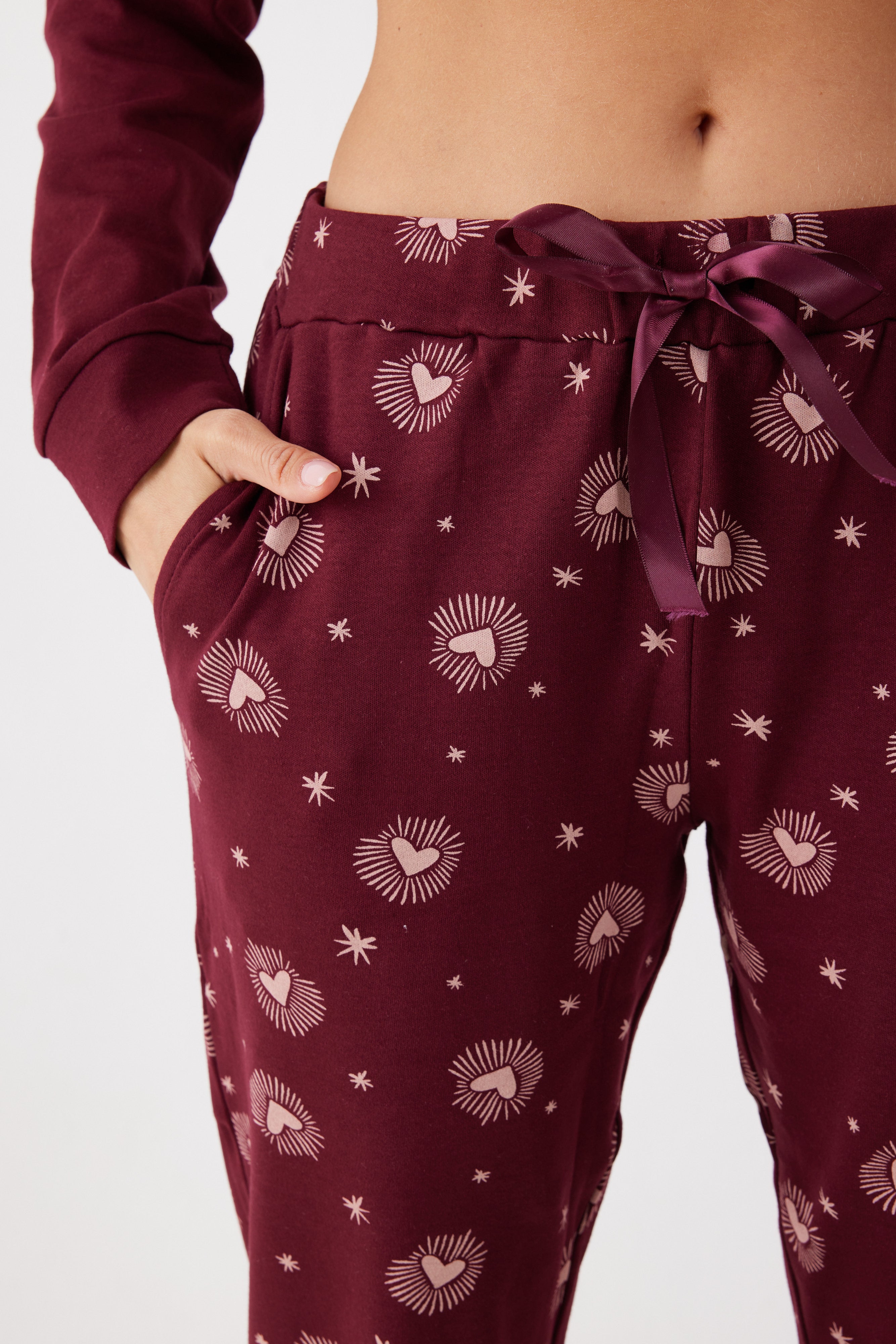 סט פיג'מה 100% כותנה