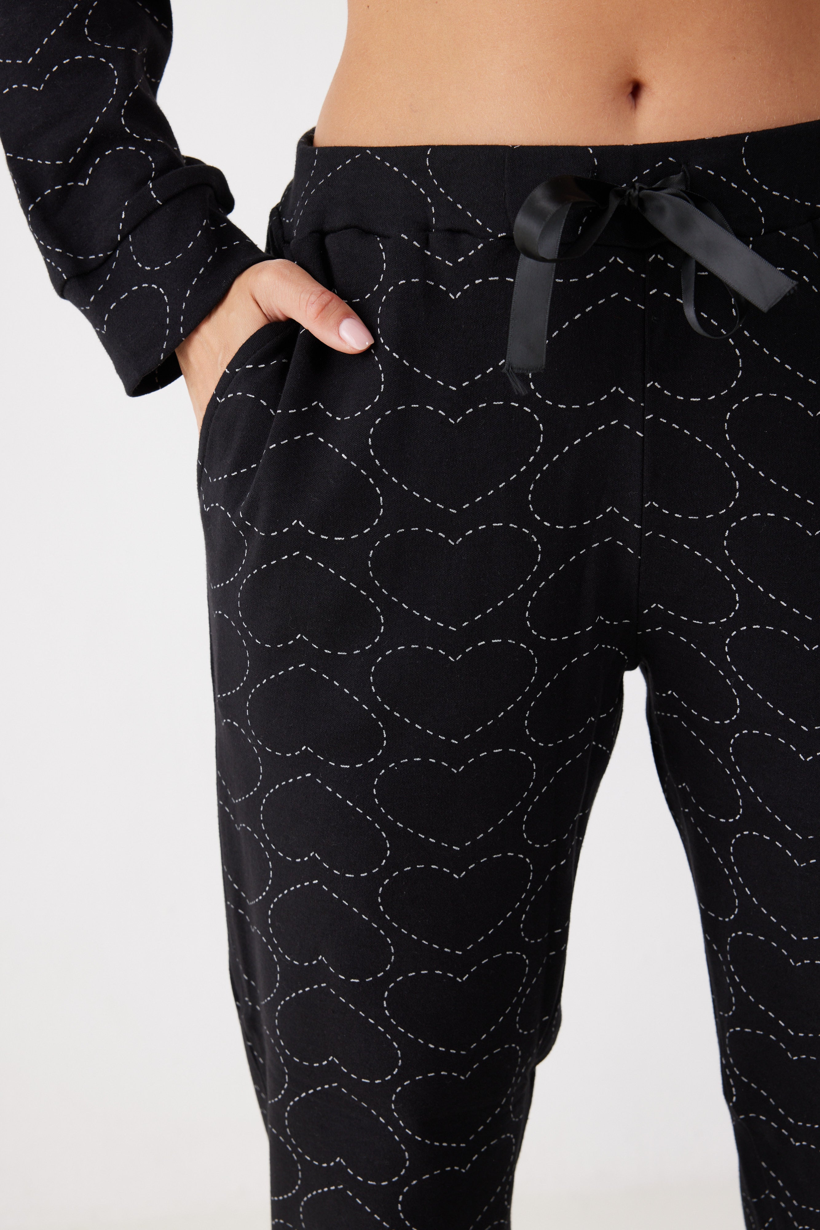 סט פיג'מה 100% כותנה