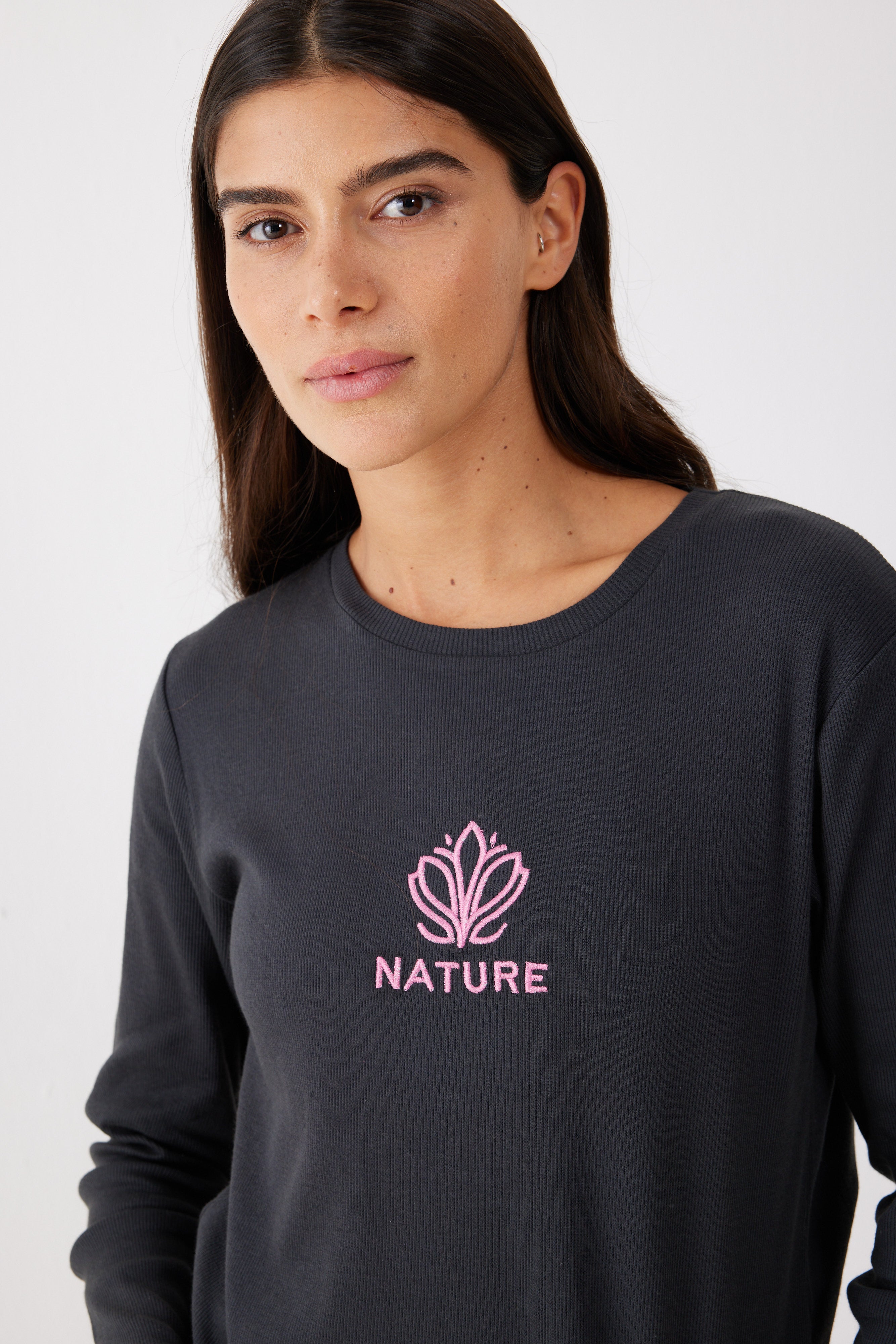 פיג'מה ריב 100% כותנה