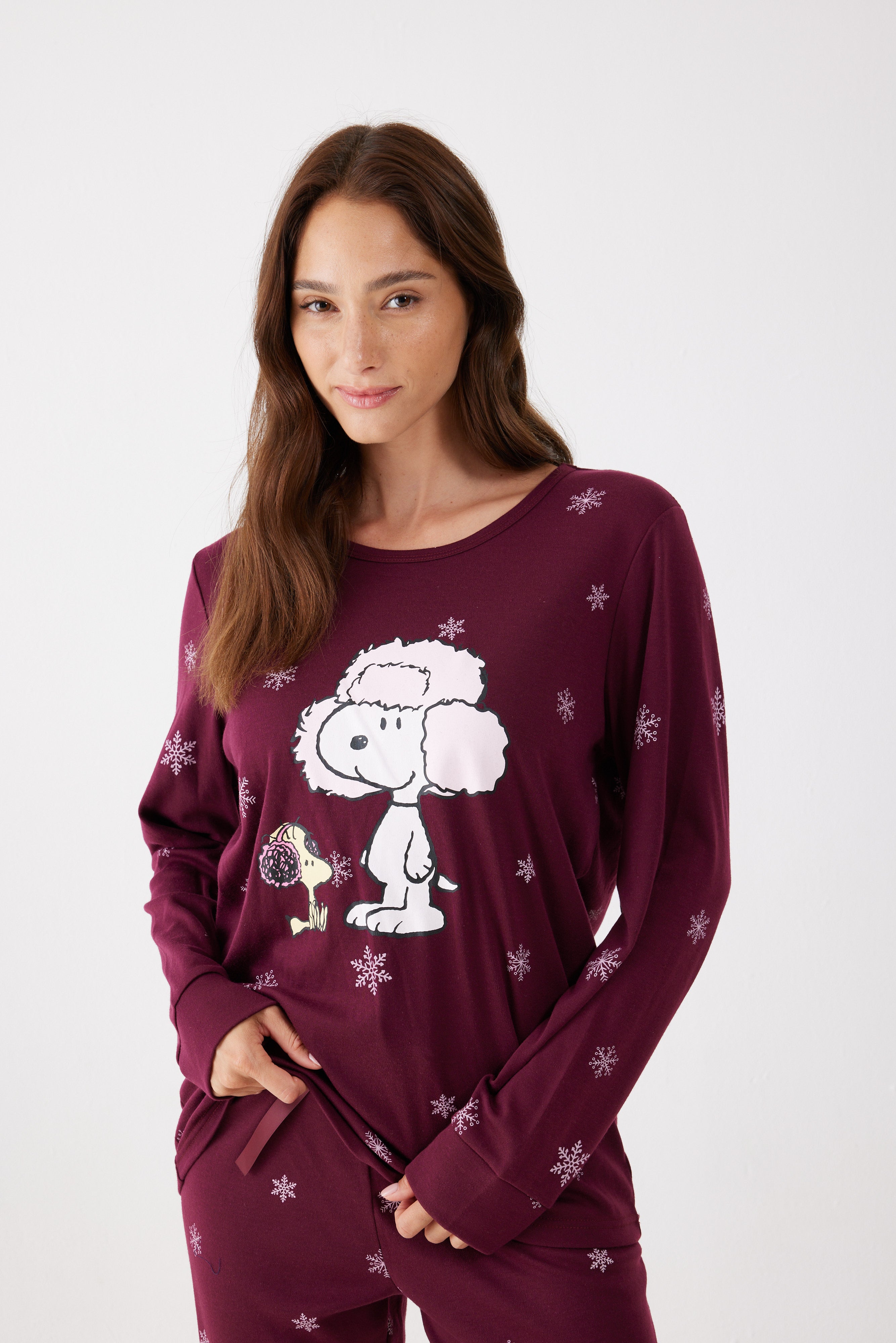 פיג'מה סנופי אינטרלוק