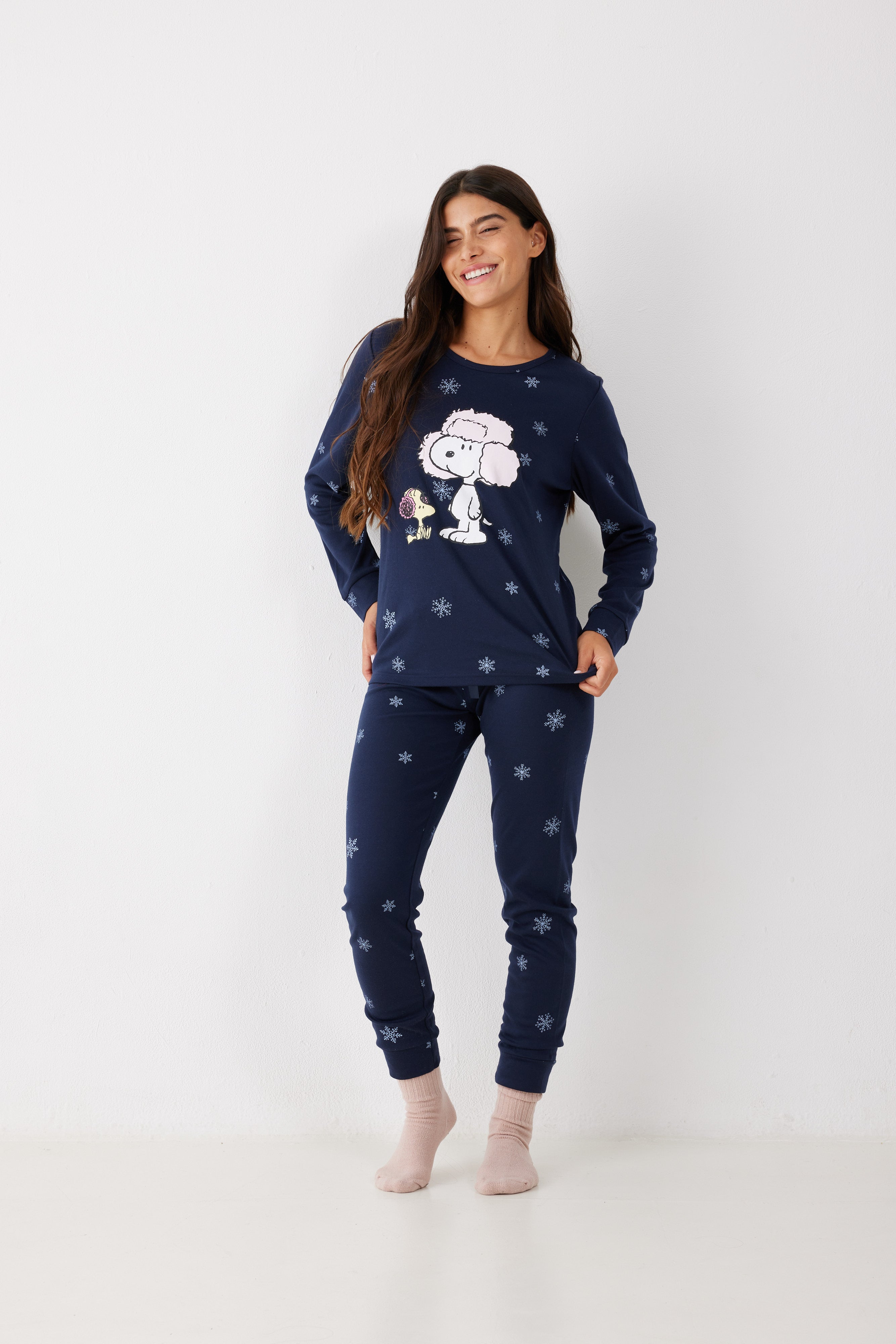 פיג'מה סנופי אינטרלוק
