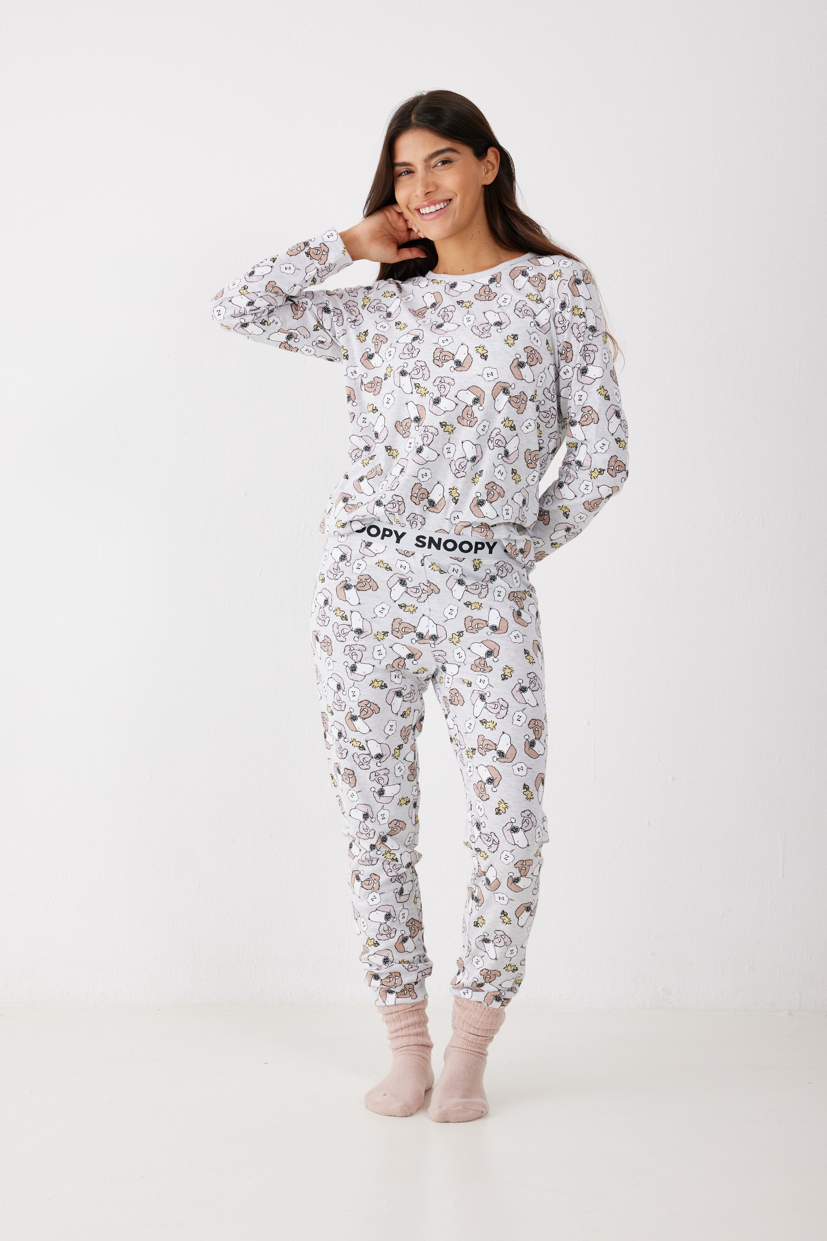 סט פיג'מה סנופי אינטרלוק