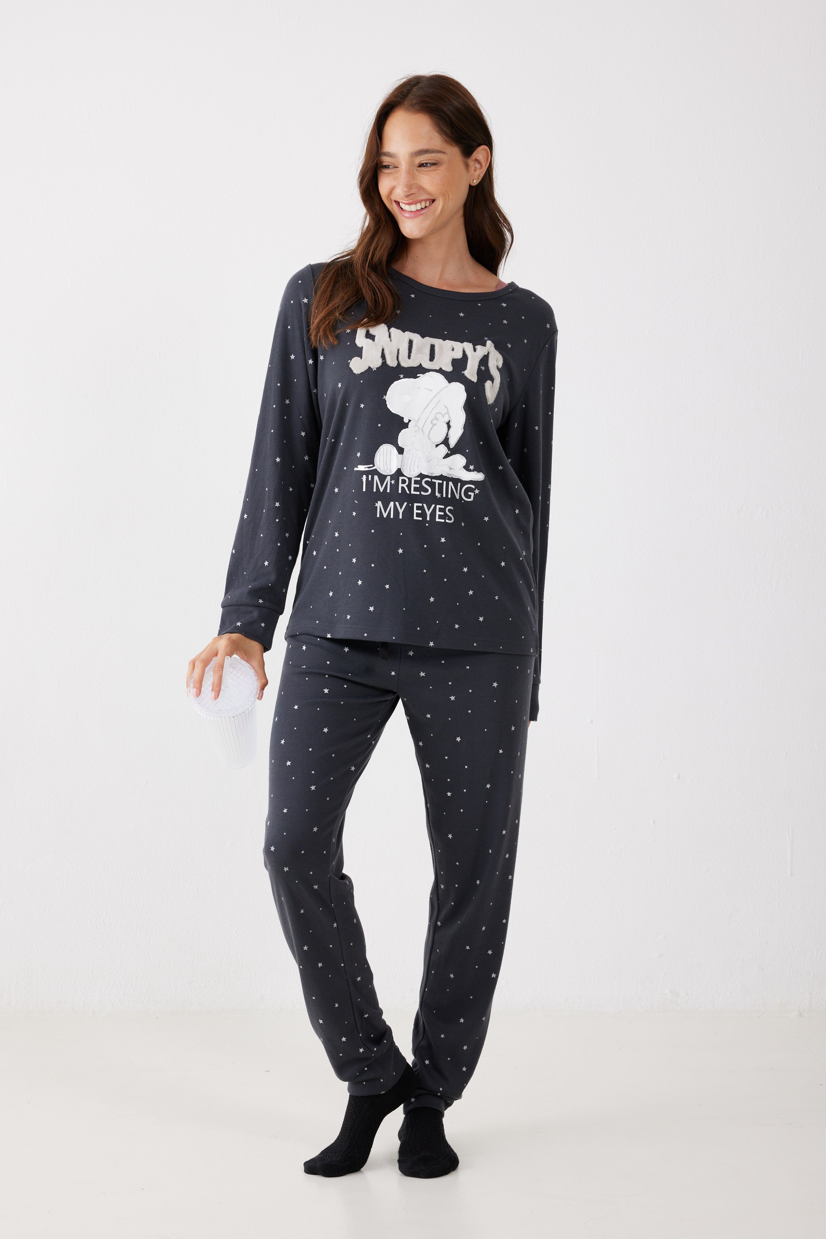 פיג'מה סנופי אינטרלוק