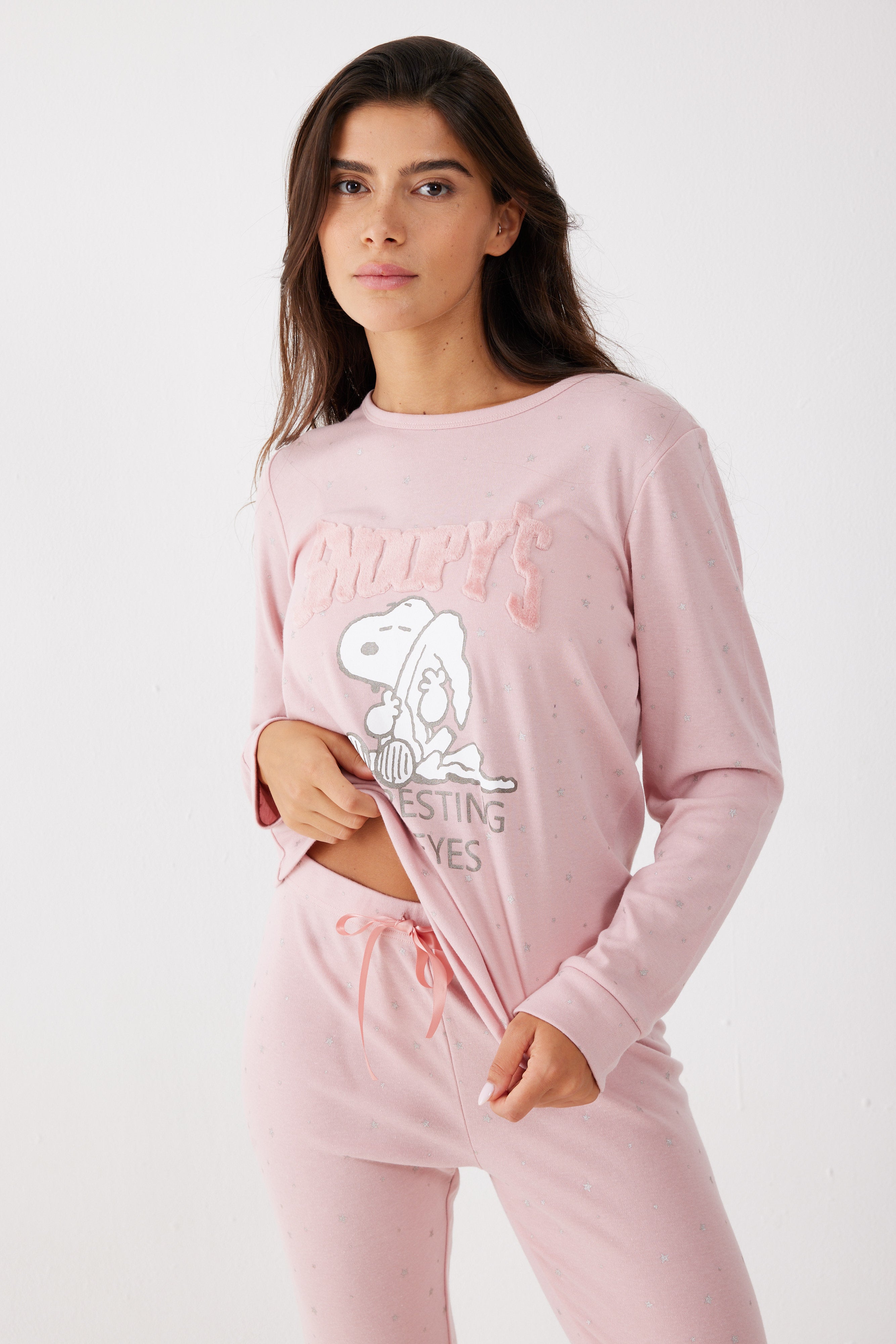 פיג'מה סנופי אינטרלוק