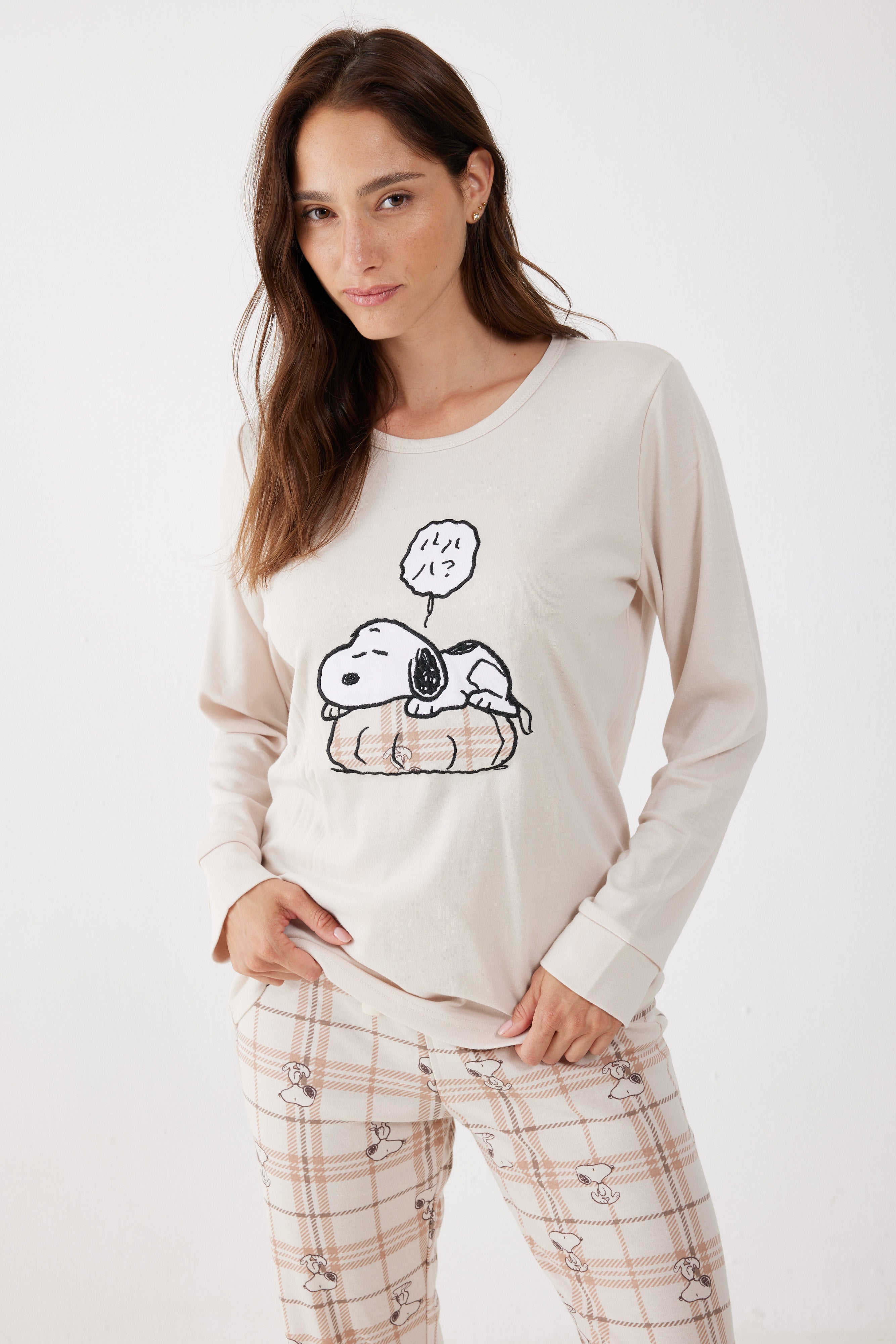 פיג'מה סנופי אינטרלוק