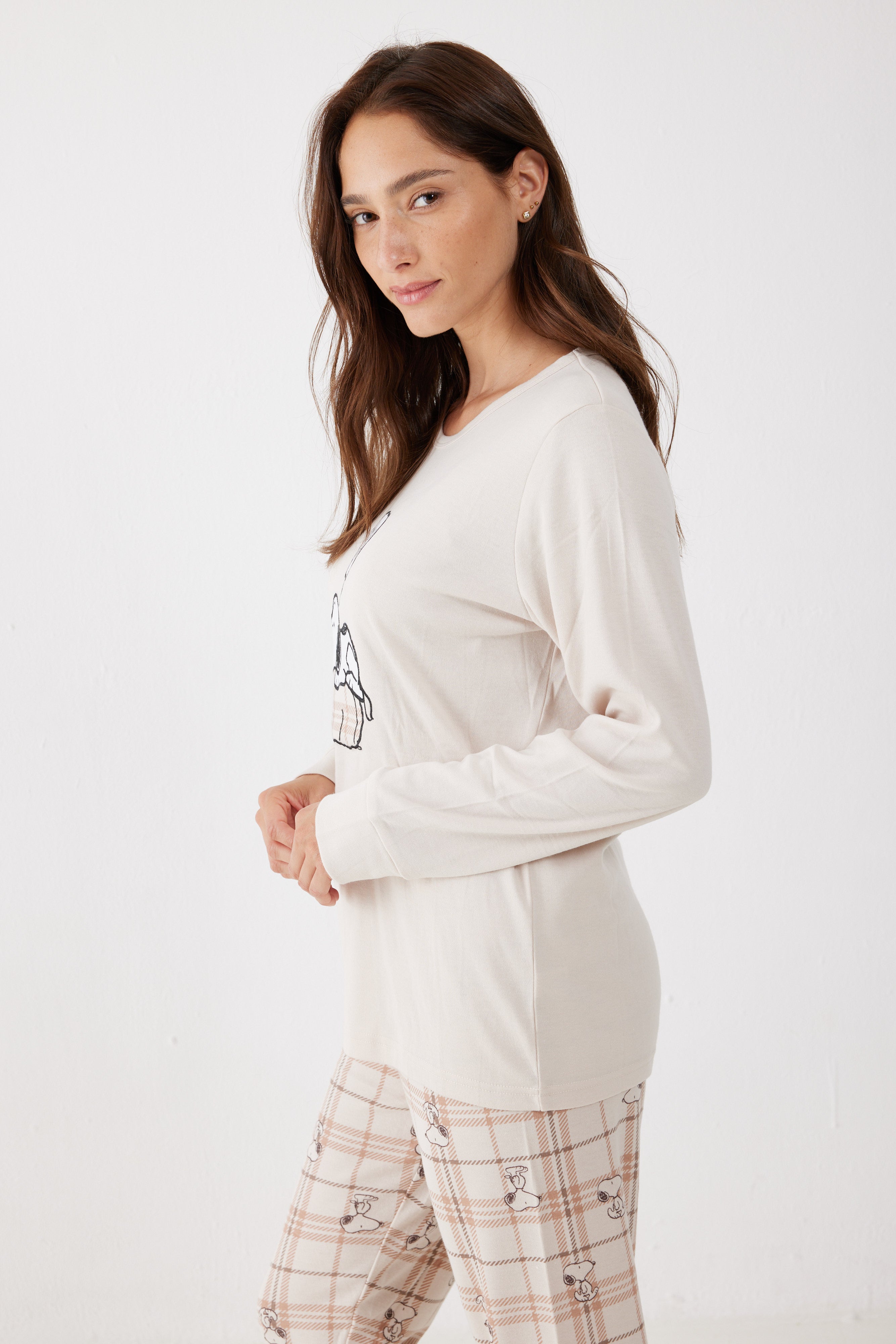 פיג'מה סנופי אינטרלוק