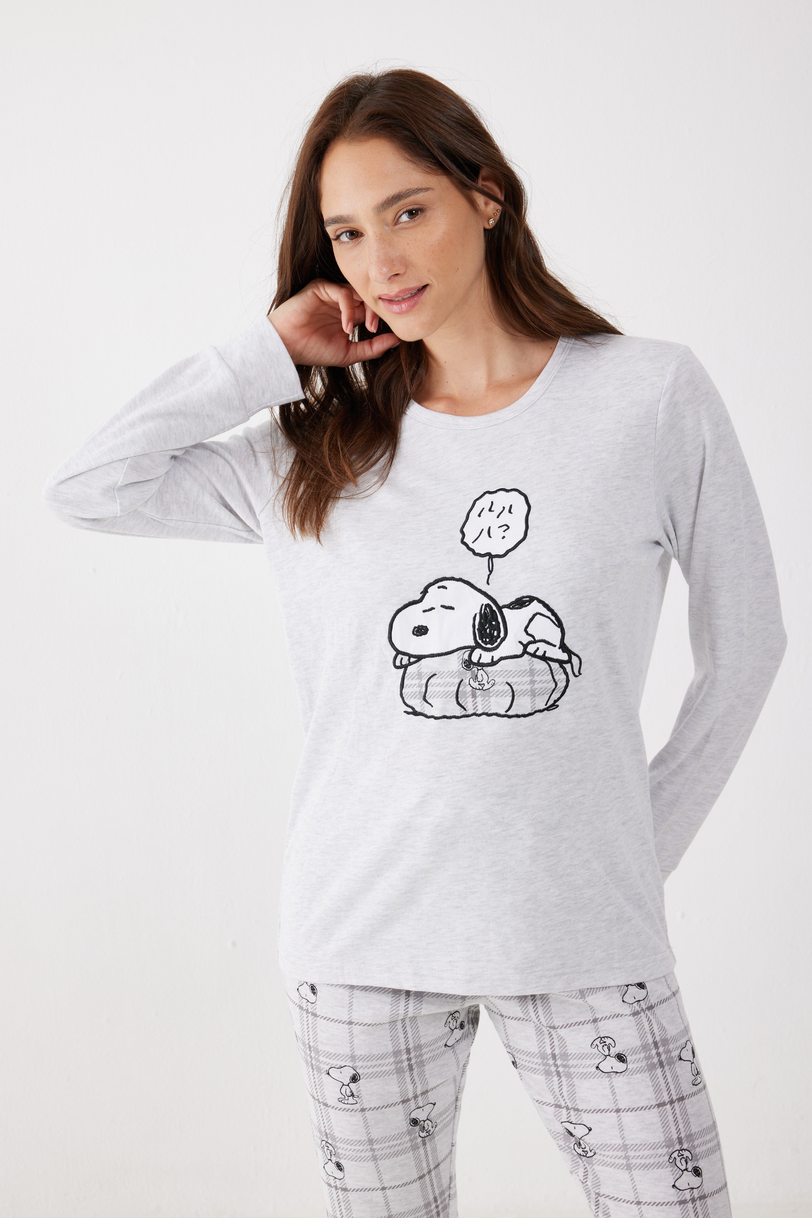 פיג'מה סנופי אינטרלוק