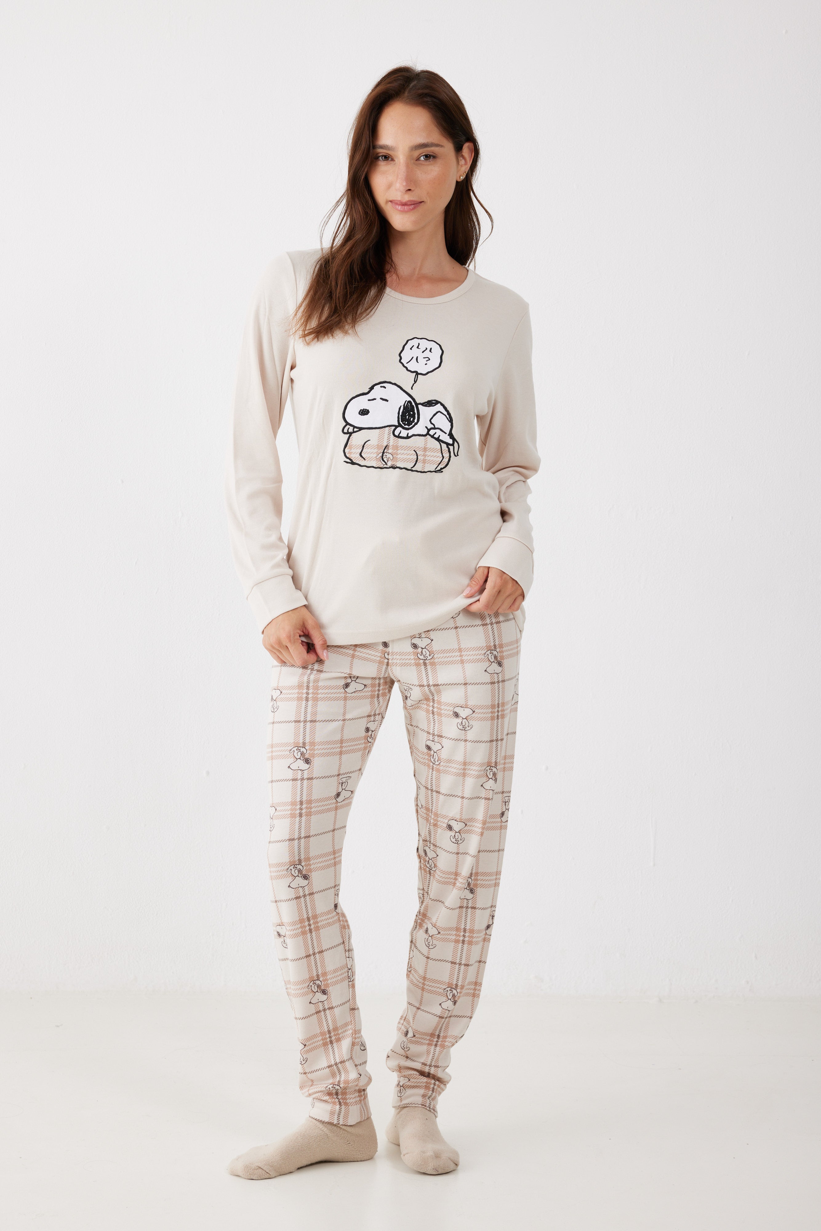פיג'מה סנופי אינטרלוק