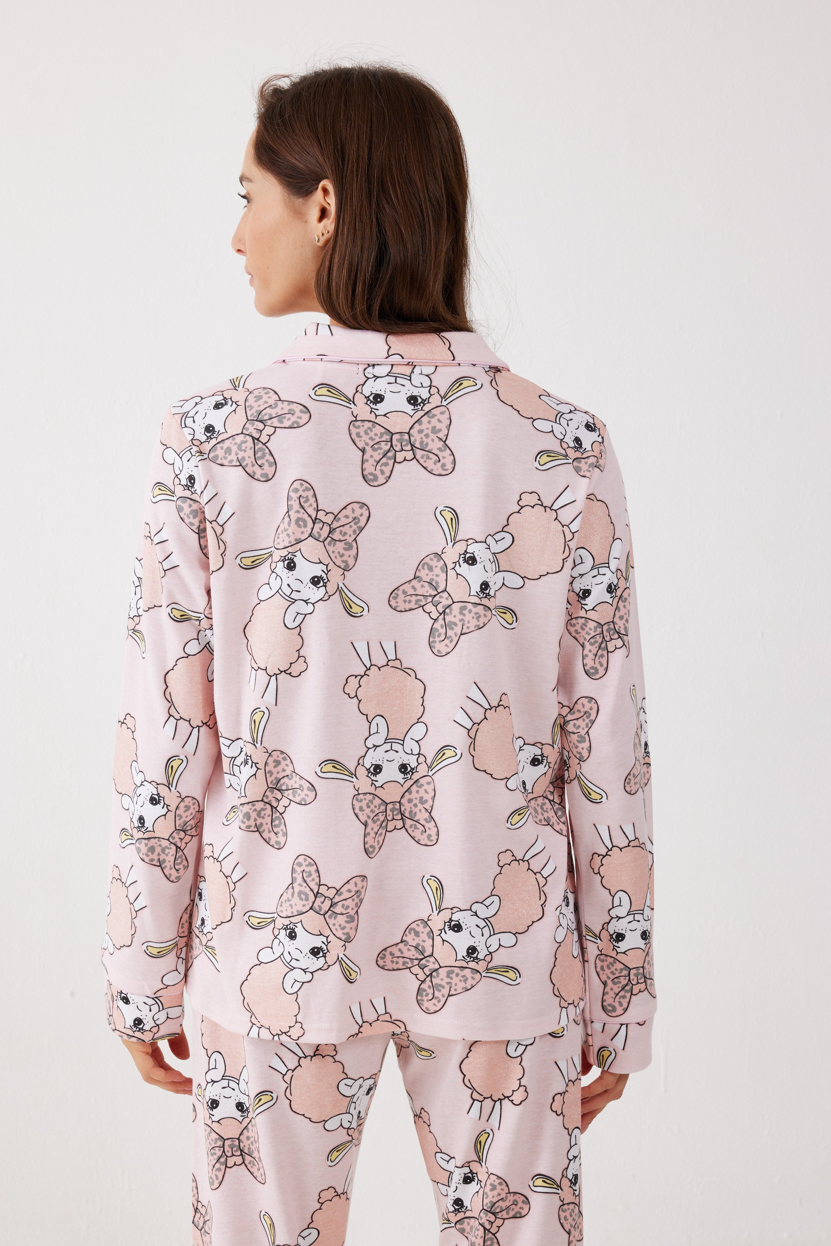 פיג'מה פיפה מכופתרת אינטרלוק