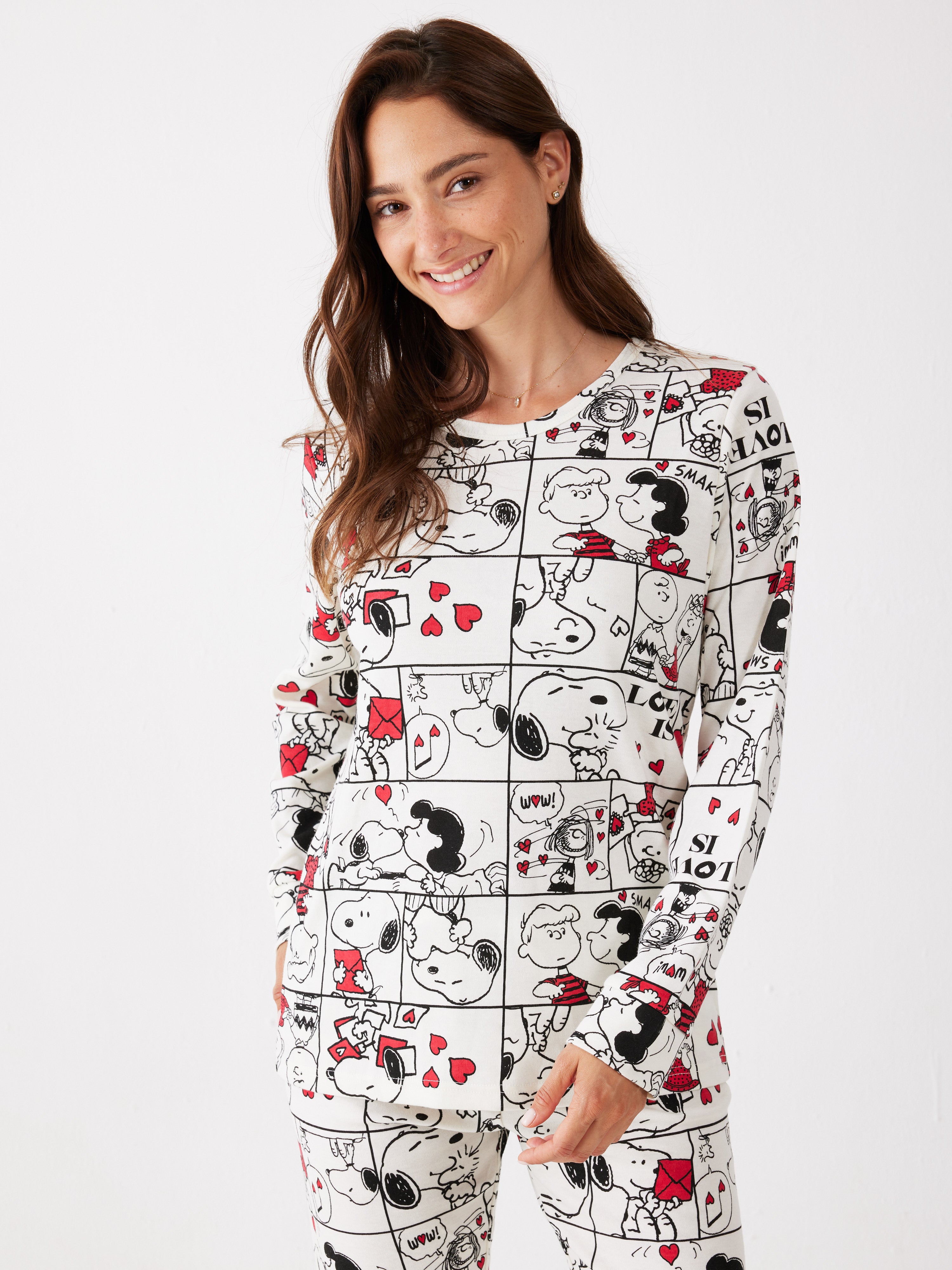 פיג'מת סנופי אינטרלוק