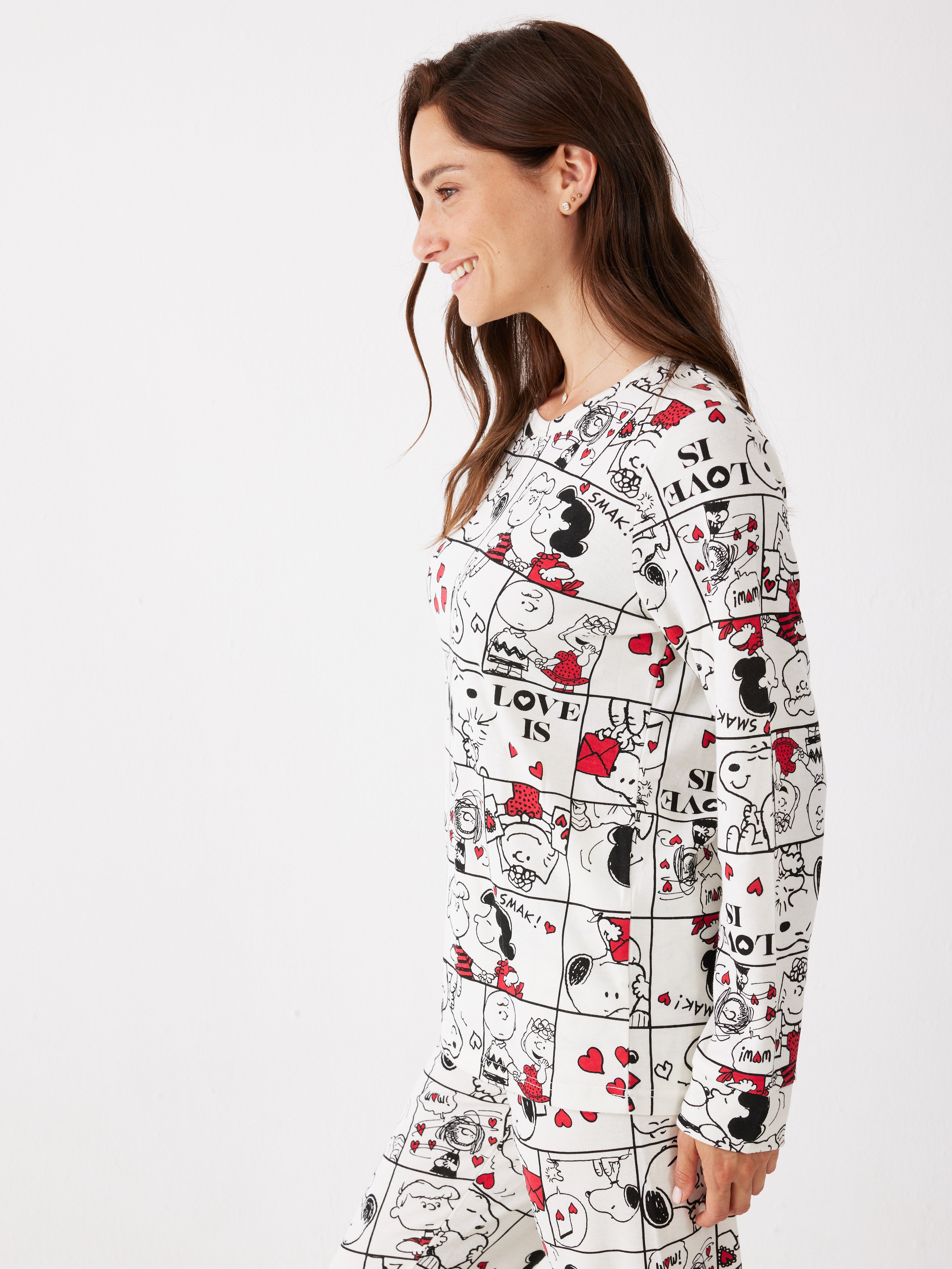 פיג'מת סנופי אינטרלוק