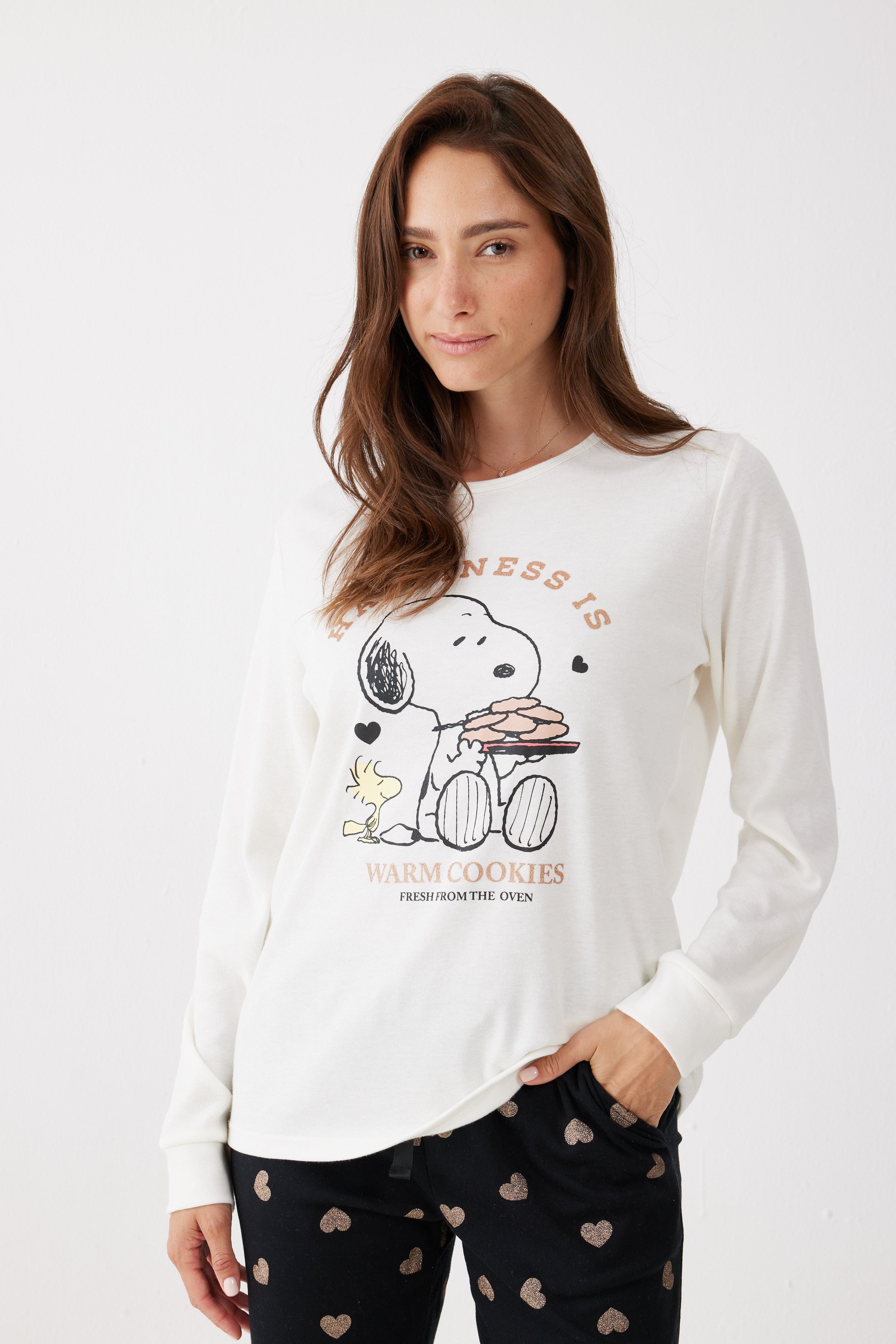 פיג'מה סנופי אינטרלוק