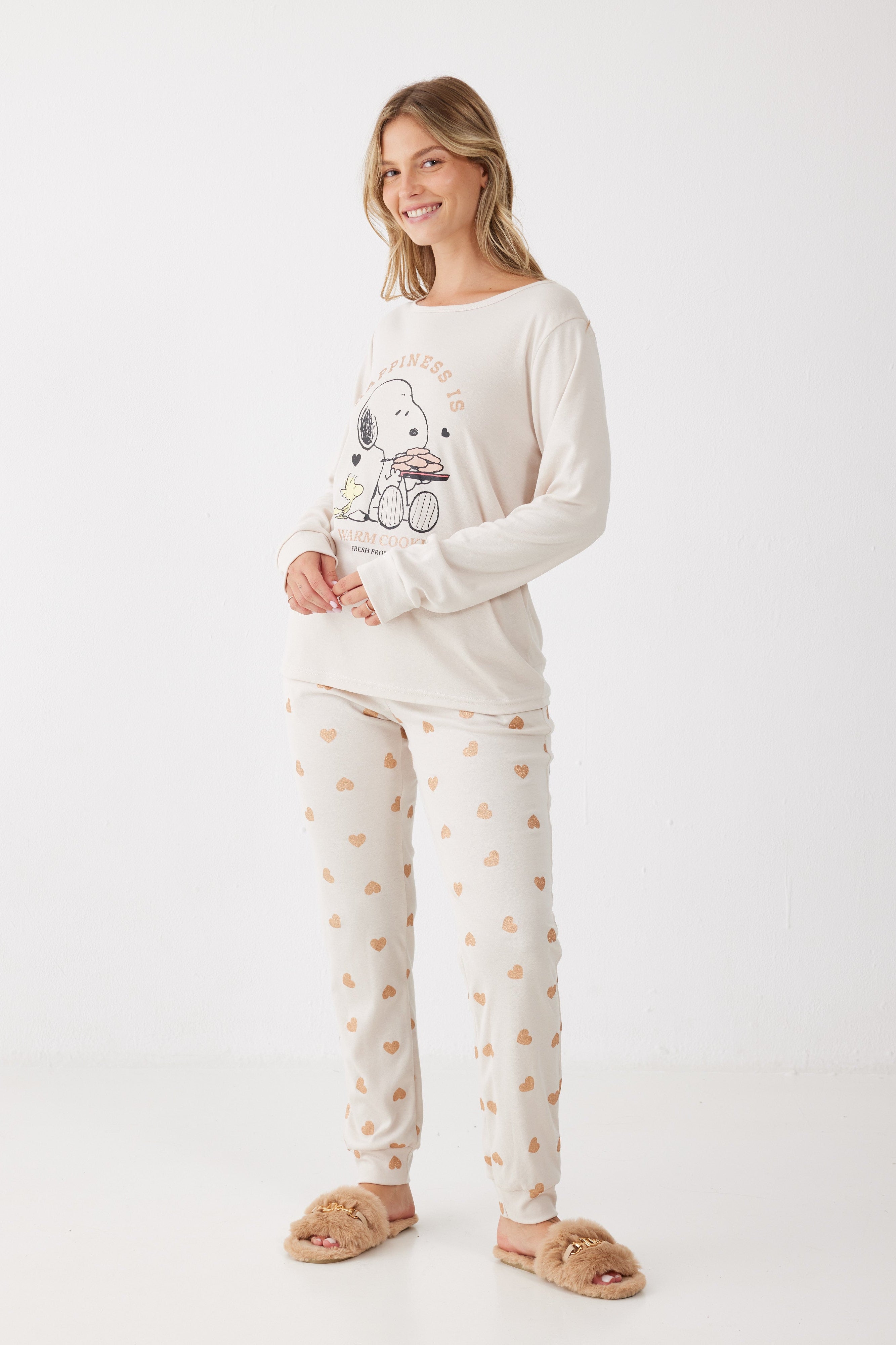 פיג'מה סנופי אינטרלוק