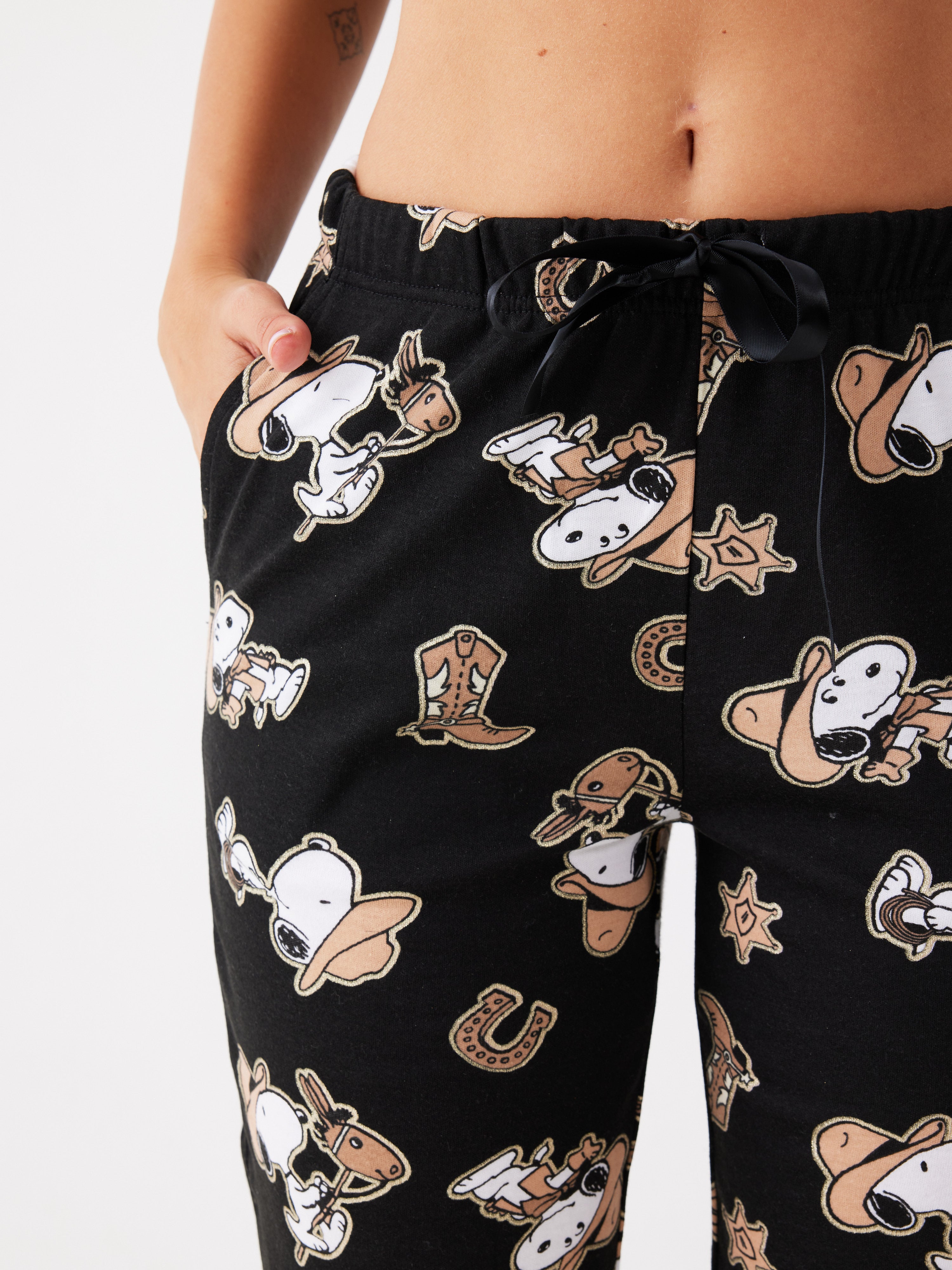 פיג'מת סנופי אינטרלוק