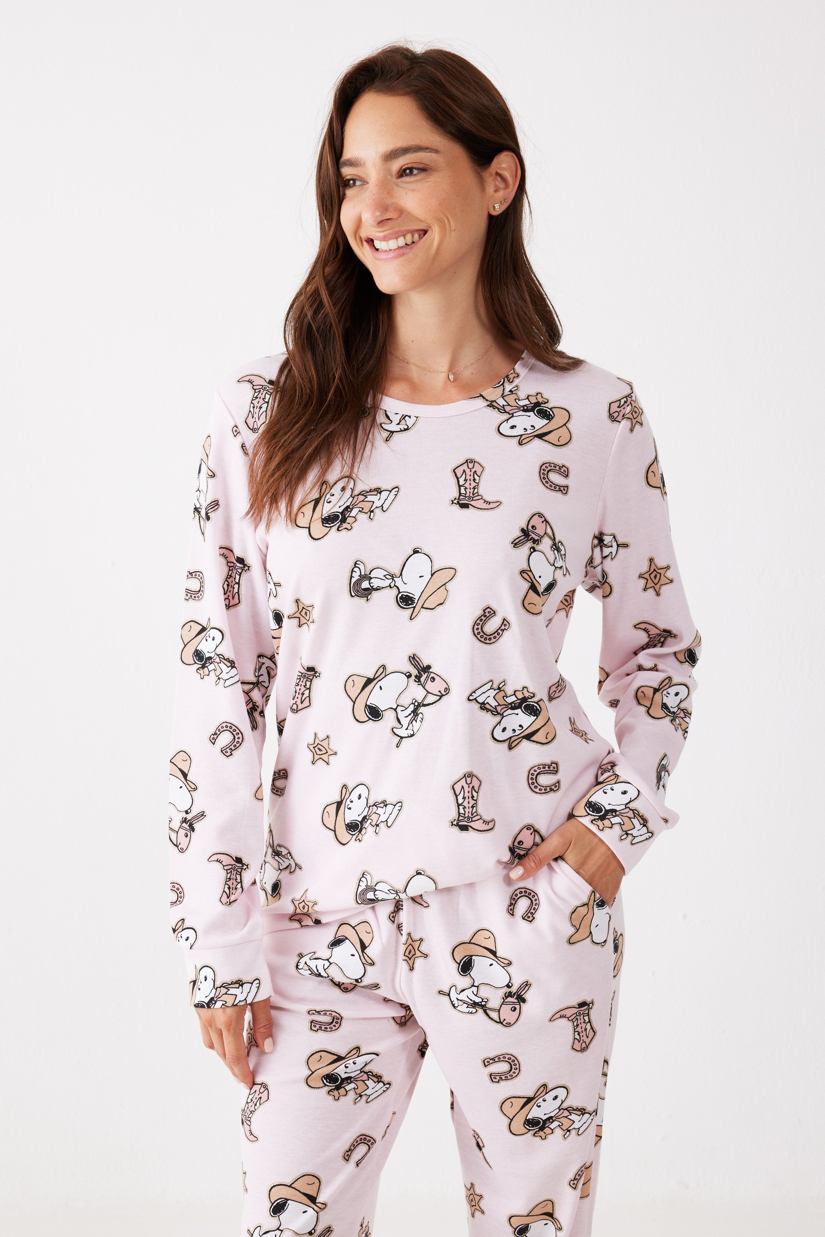 פיג'מת סנופי אינטרלוק