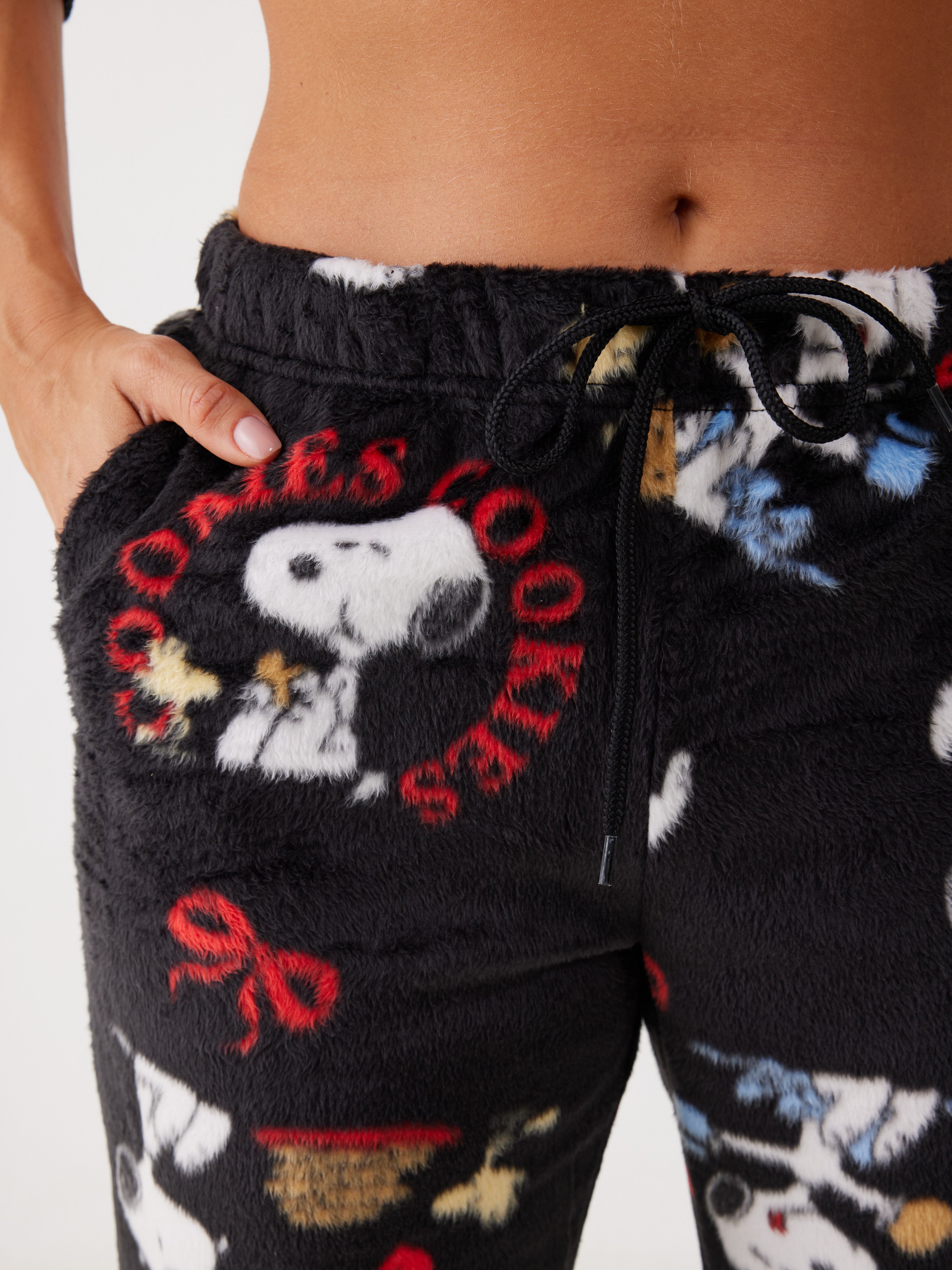 סט פיג'מת סנופי מינק