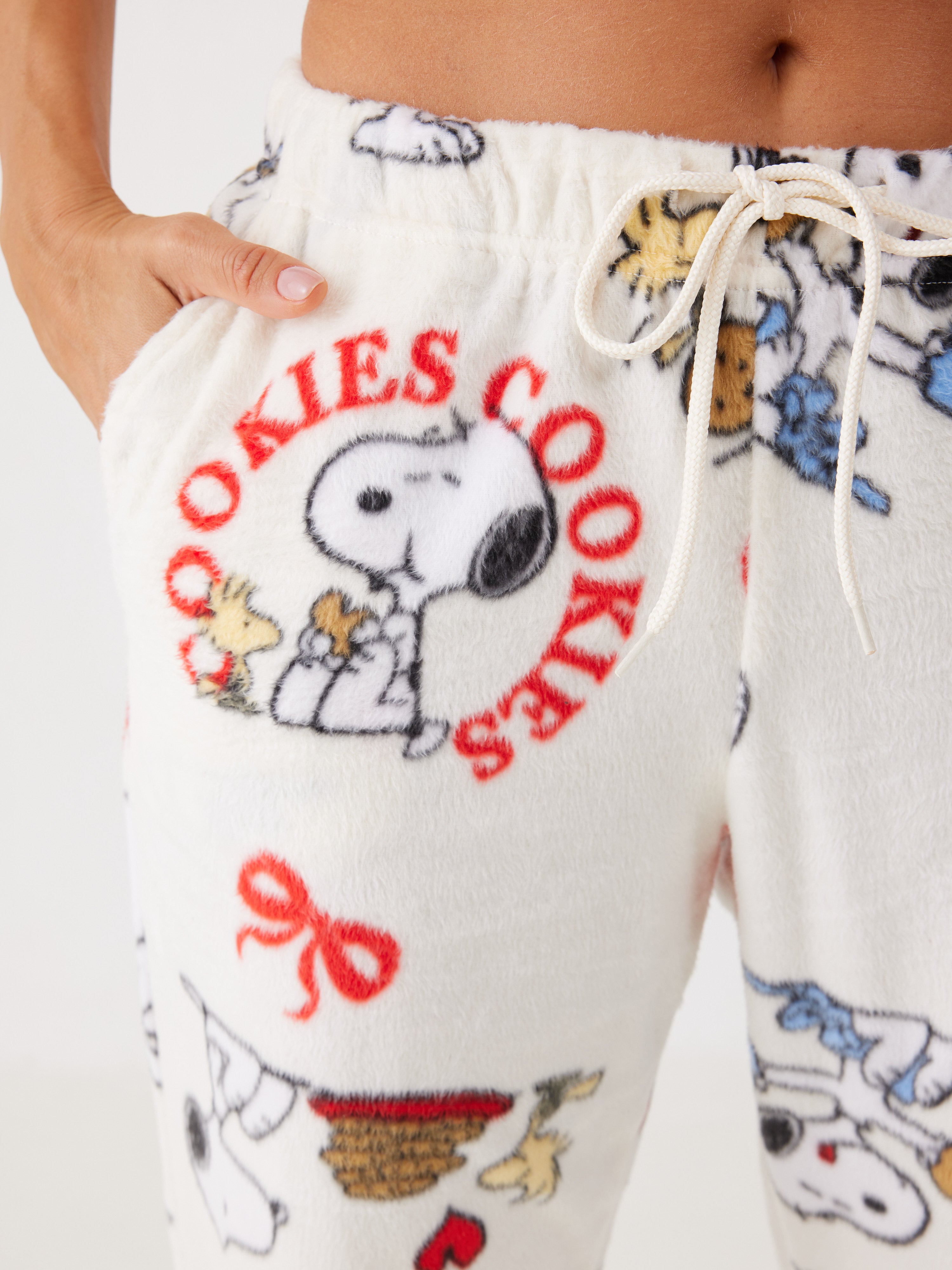 סט פיג'מת סנופי מינק