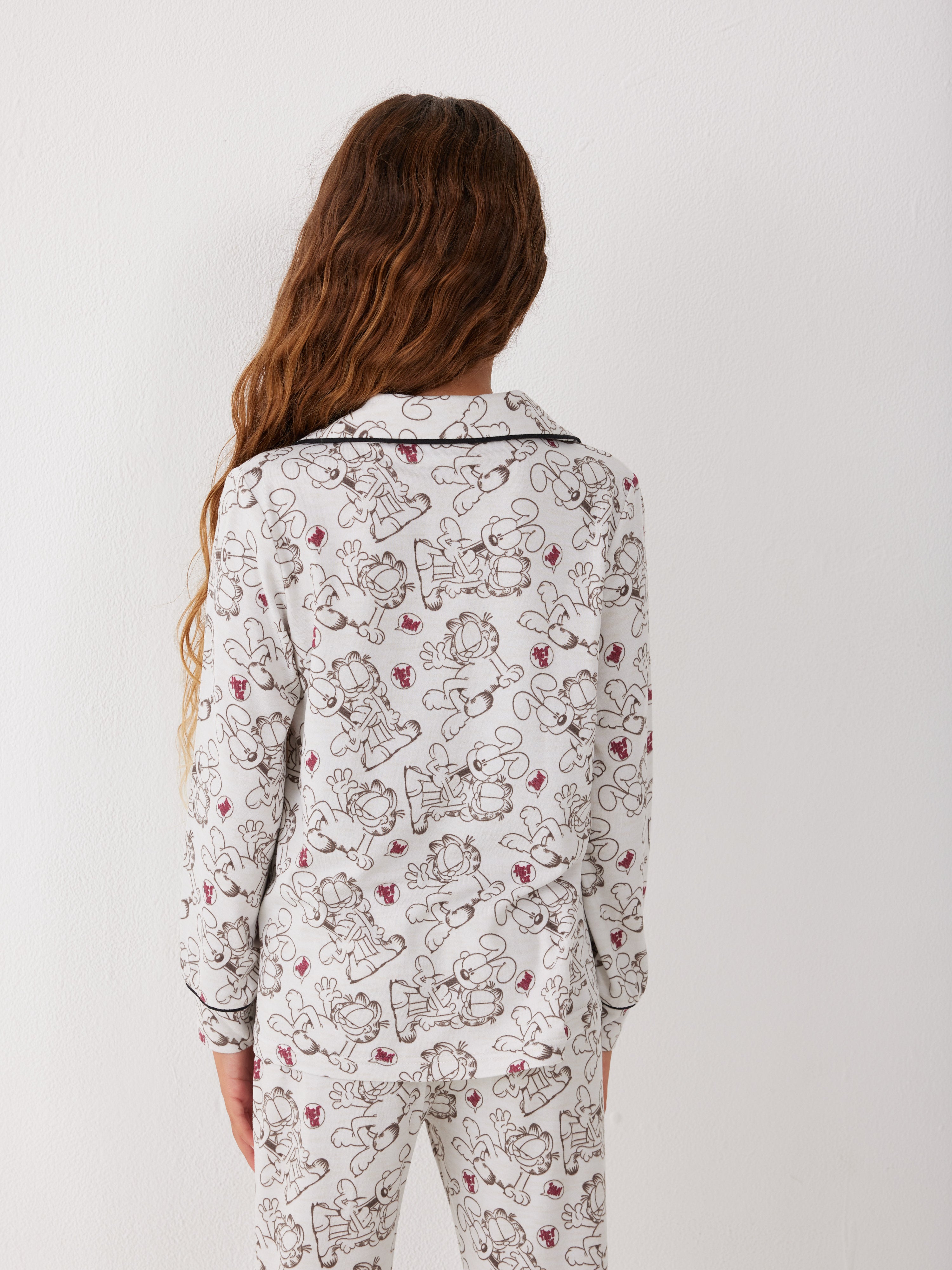 פיג'מה מכופתרת-ילדים גארפילד יאמי