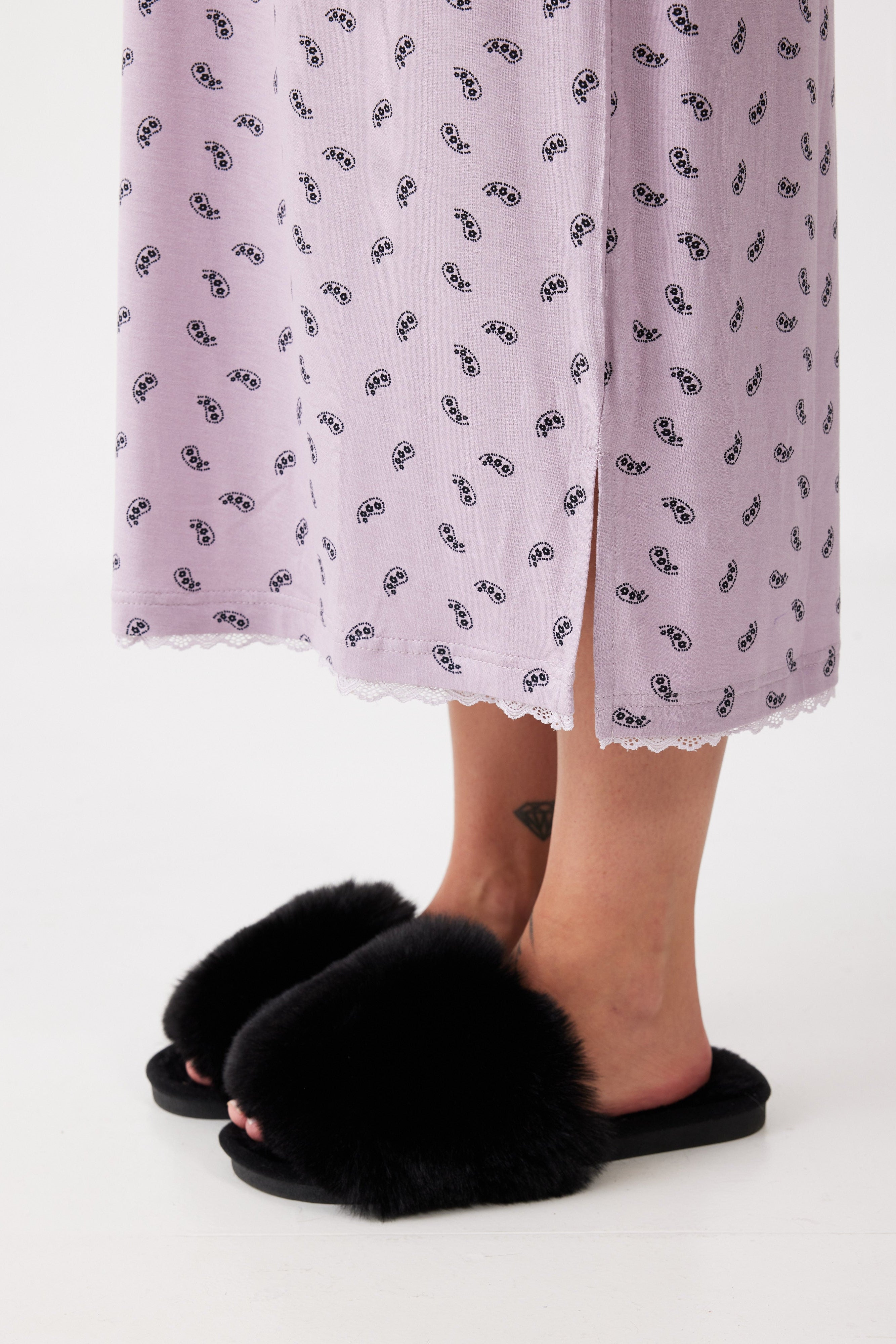 כותונת הדפס ויסקוזה