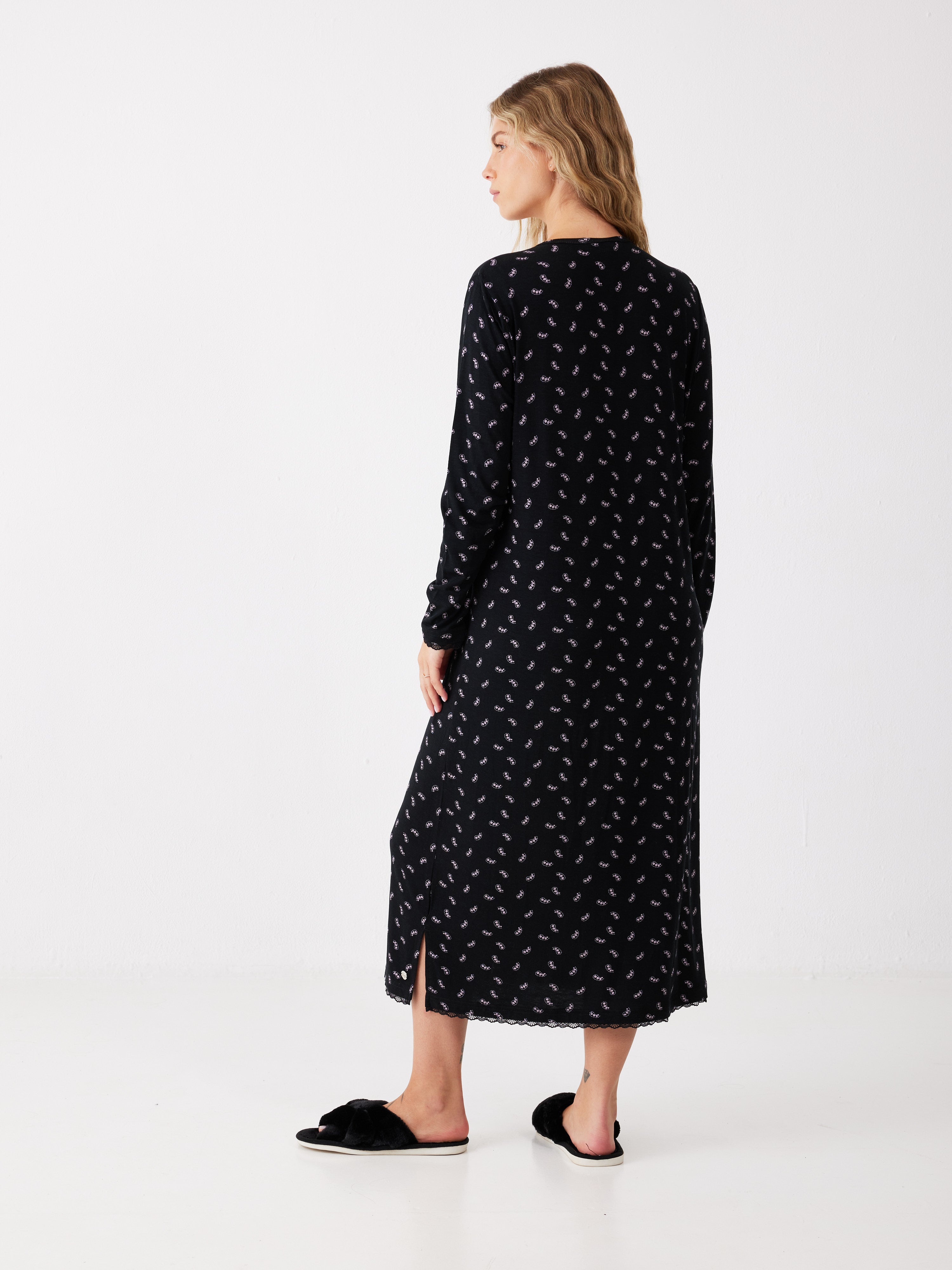 כותונת הדפס ויסקוזה