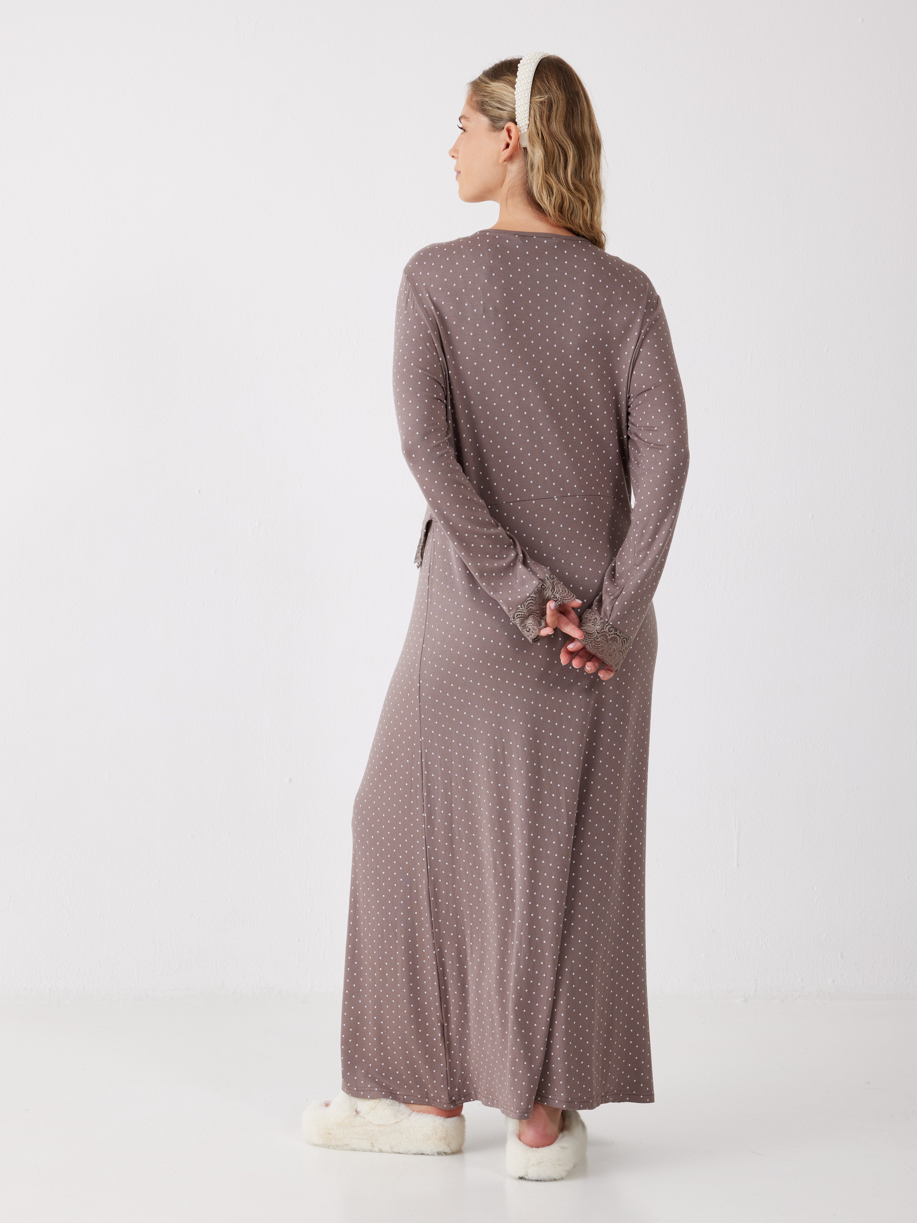 כותונת שרוול 3/4 נקודות ויסקוזה